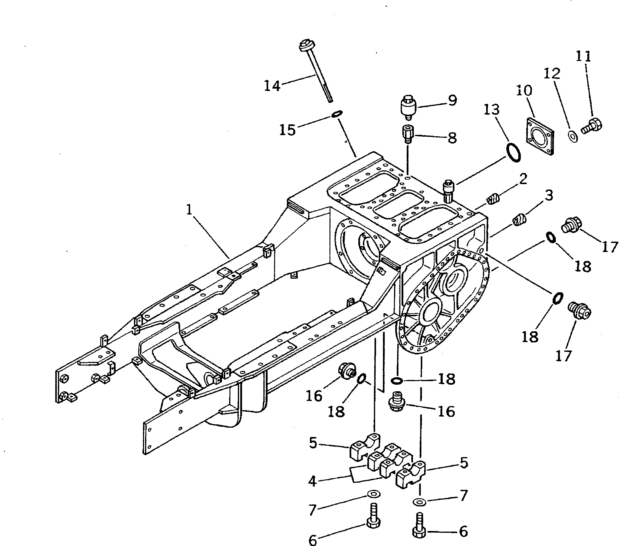 Crawler Loaders Komatsu / D75S-5 S/N 15001-UP(d75s-5c) / STEERING CASE AND MAIN FRAME (NOISE SUPPRESSION FOR EC)(#15908-16500)(210020 : J2110-01A1) Crawler Loaders Komatsu / D75S-5 S/N 15001-UP(d75s-5c) / STEERING CASE AND MAIN FRAME (NOISE SUPPRESSION FOR EC)(#15908-16500)(210020 : J2110-01A1)
