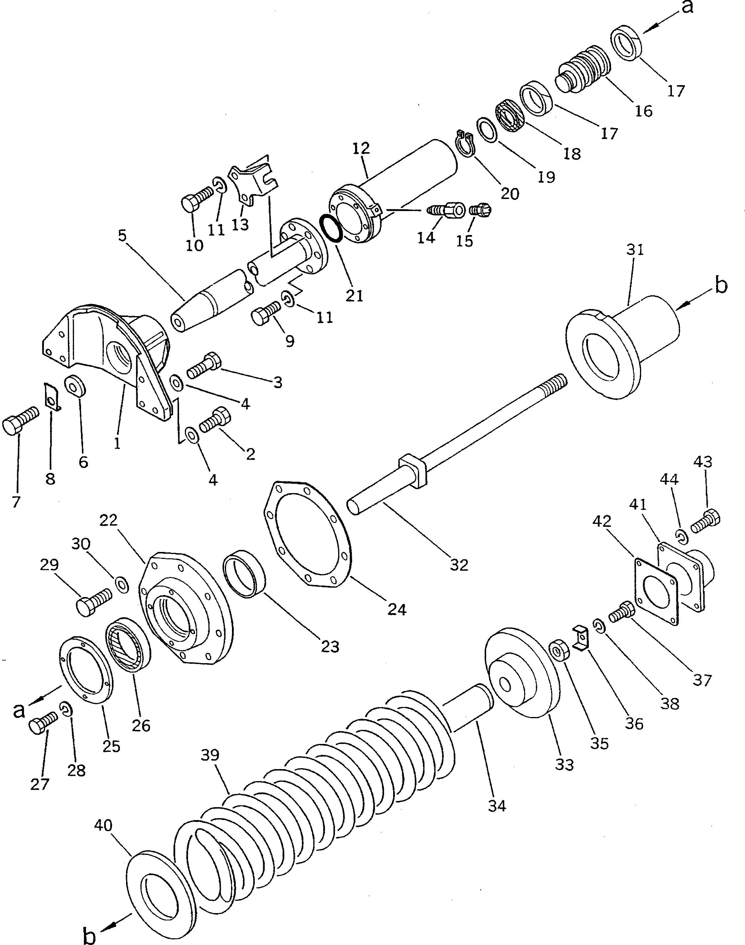 Crawler Loaders Komatsu / D75S-5 S/N 15001-UP(d75s-5c) / RECOIL SPRING(300020 : R0121-01A0) Crawler Loaders Komatsu / D75S-5 S/N 15001-UP(d75s-5c) / RECOIL SPRING(300020 : R0121-01A0)