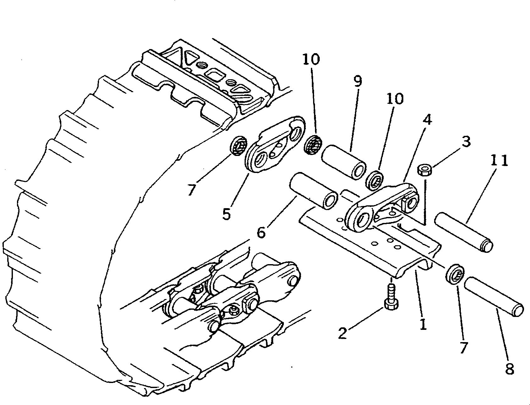 Crawler Loaders Komatsu / D75S-5 S/N 15001-UP(d75s-5c) / TRACK SHOE (MASTER PIN TYPE) (ON ROCK-BED)(#15001-16448)(300080 : R0500-01A6) Crawler Loaders Komatsu / D75S-5 S/N 15001-UP(d75s-5c) / TRACK SHOE (MASTER PIN TYPE) (ON ROCK-BED)(#15001-16448)(300080 : R0500-01A6)