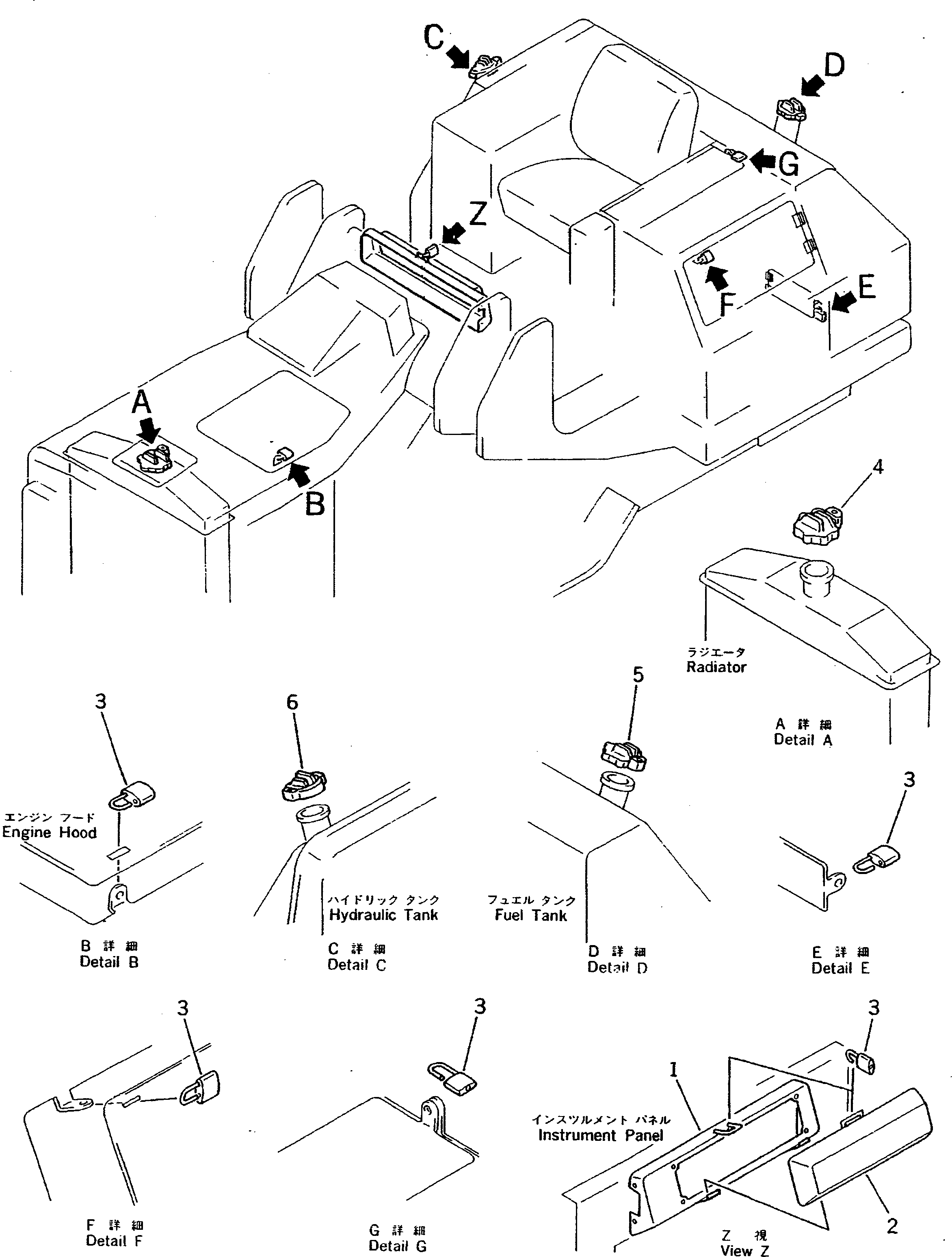 Crawler Loaders Komatsu / D75S-5 S/N 15001-UP(d75s-5c) / VANDALISM PROTECTION(420010 : W2111-01A0) Crawler Loaders Komatsu / D75S-5 S/N 15001-UP(d75s-5c) / VANDALISM PROTECTION(420010 : W2111-01A0)