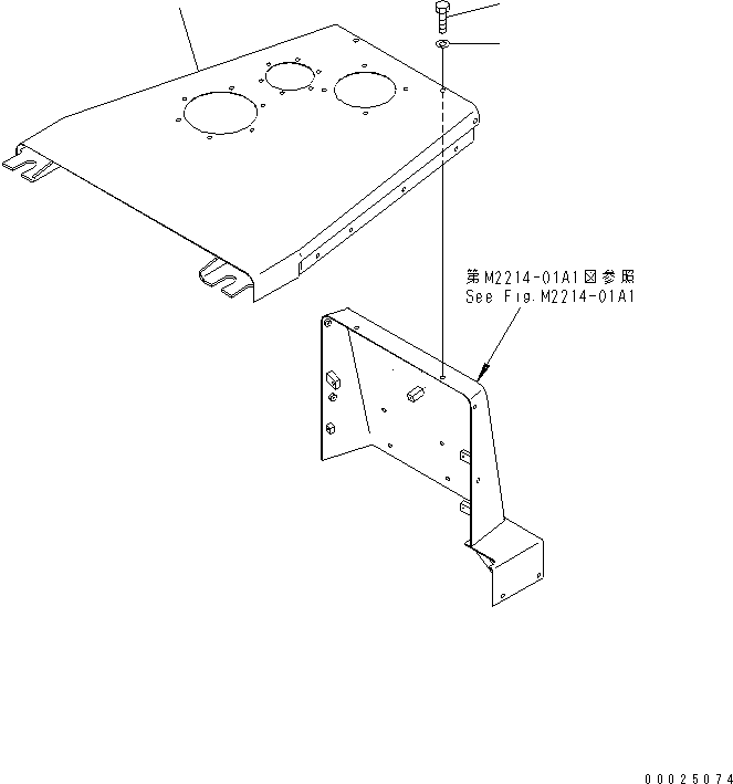 Pipelayers Komatsu / D85C-21-A S/N 36551-UP(d85c-20c) / ENGINE HOOD (CLOSE) (FOR SAND DUSTY SPEC.)(270190 : M2141-01A1)