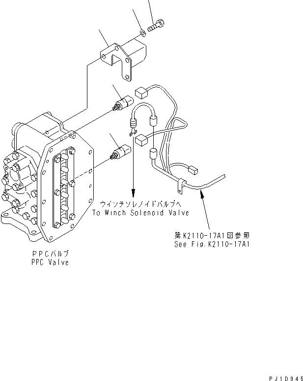 Pipelayers Komatsu / D85C-21 S/N 36551-UP (For C.I.S. -50cent. Spec.)(d85c-21c) / OVERWIND RELAY SWITCH (SAFETY REGULATION FOR C.I.S.)(#37594-)(330210 : T2225-02A1)