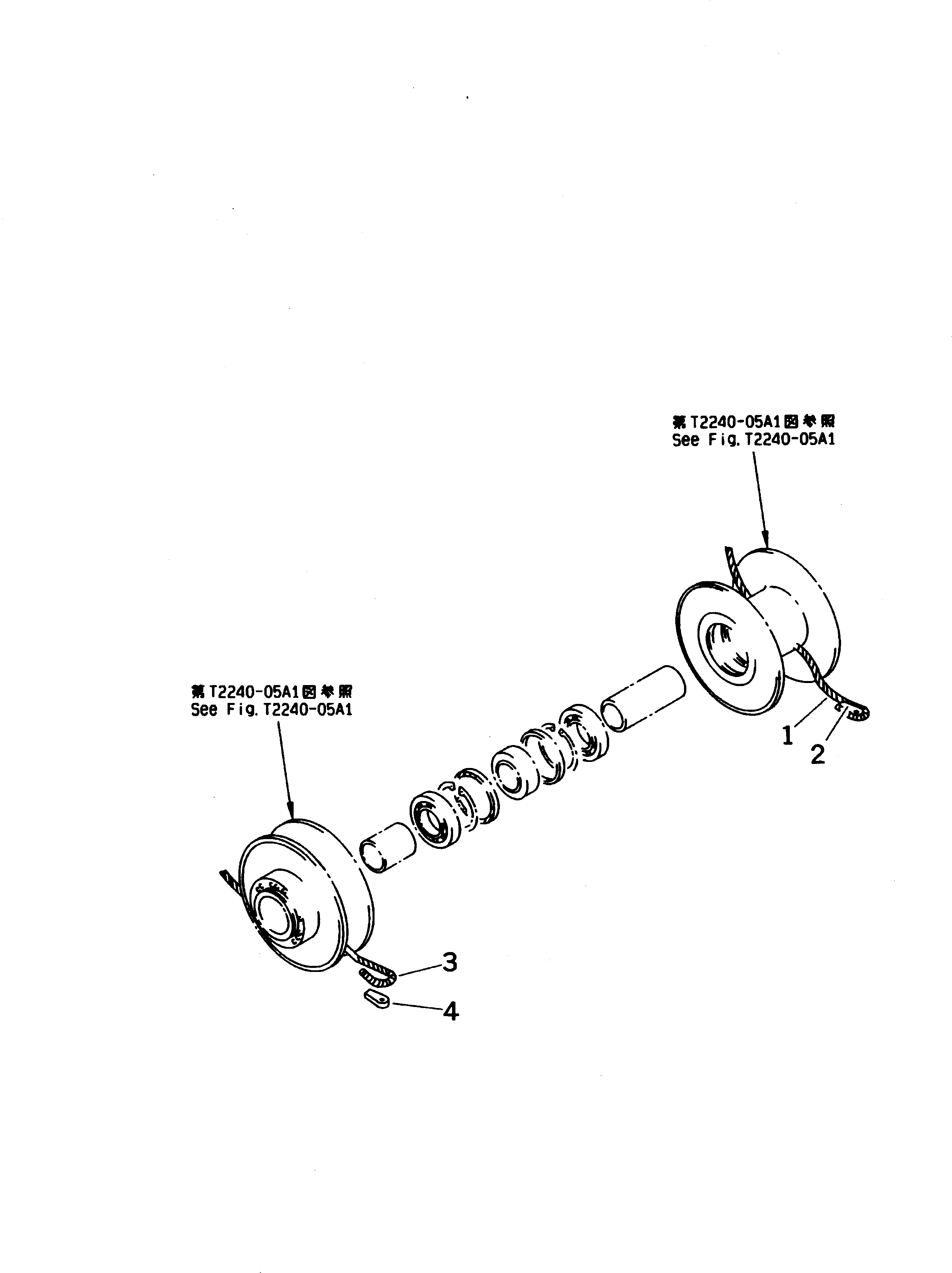 Pipelayers Komatsu / D85C-21 S/N 36551-UP (For C.I.S. -50cent. Spec.)(d85c-21c) / WIRE ROPE (7.3M)(330450 : T2241-01A0) Pipelayers Komatsu / D85C-21 S/N 36551-UP (For C.I.S. -50cent. Spec.)(d85c-21c) / WIRE ROPE (7.3M)(330450 : T2241-01A0)