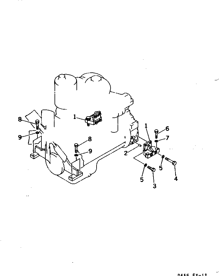 Crawler Loaders Komatsu / D85ESS-2 S/N 3001-3033 (For Southeast Asia)(d85ess-c) / ENGINE MOUNT(#3001-)(030020 : B0100-01A1) Crawler Loaders Komatsu / D85ESS-2 S/N 3001-3033 (For Southeast Asia)(d85ess-c) / ENGINE MOUNT(#3001-)(030020 : B0100-01A1)