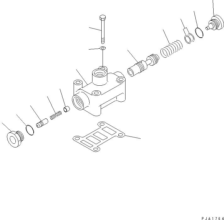 Crawler Loaders Komatsu / D85ESS-2 S/N 3001-3033 (For Southeast Asia)(d85ess-c) / STEERING REDUCING VALVE(#3001-)(150110 : F2300-10A0)