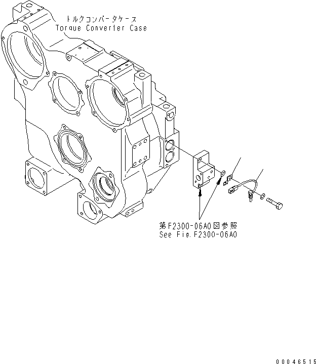 Bulldozers Komatsu / D85EX-15E0 S/N 11001-11608 (ecot3)(d85ex-2c) / POWER TRAIN (ELECTRICAL)(#11001-)(150140 : F2300-10A0)