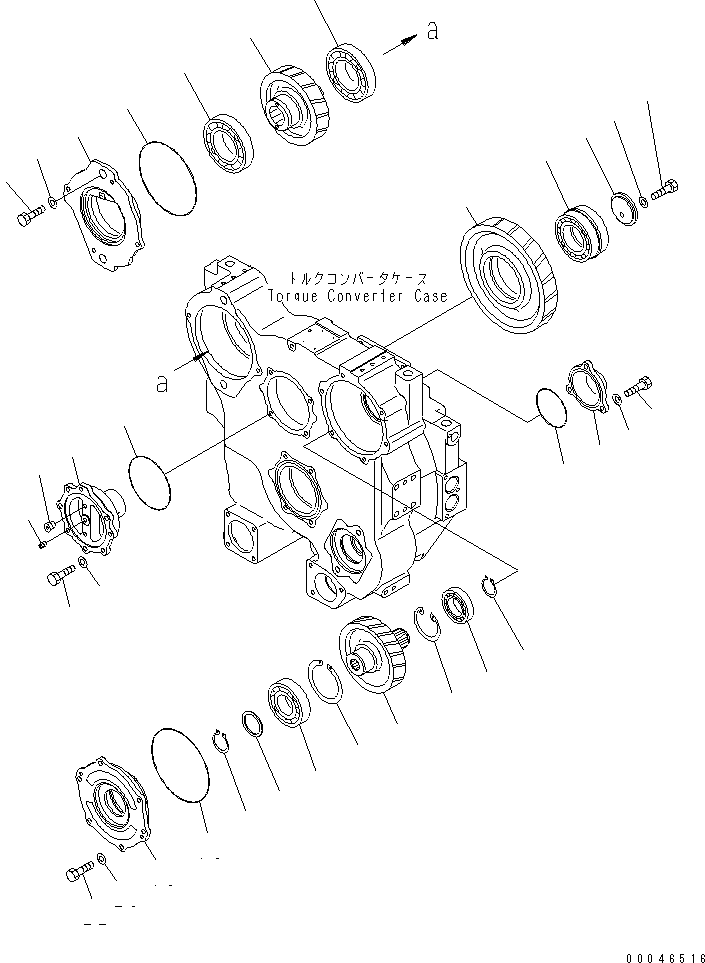 Bulldozers Komatsu / D85EX-15E0 S/N 11001-11608 (ecot3)(d85ex-2c) / TORQUE CONVERTER (POWER TAKE OFF)(#11001-)(150200 : F2310-54A0)