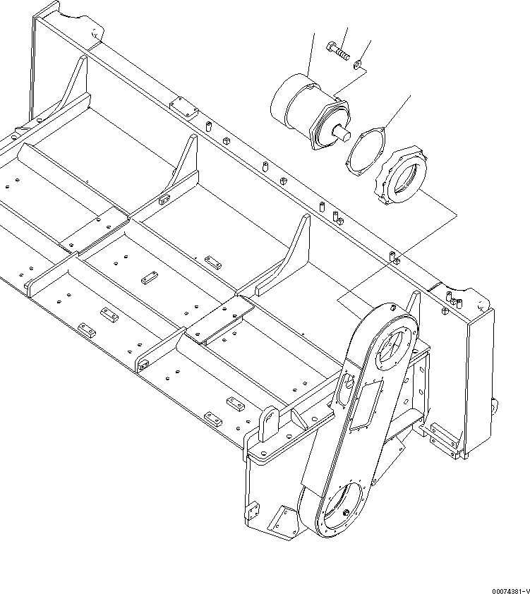 Crawler Loaders Komatsu / D85MS-15 S/N 1001-1005(d85ms-1c) / ROTOR (MOTOR)(#1001-)(330090 : T2120-07A0)