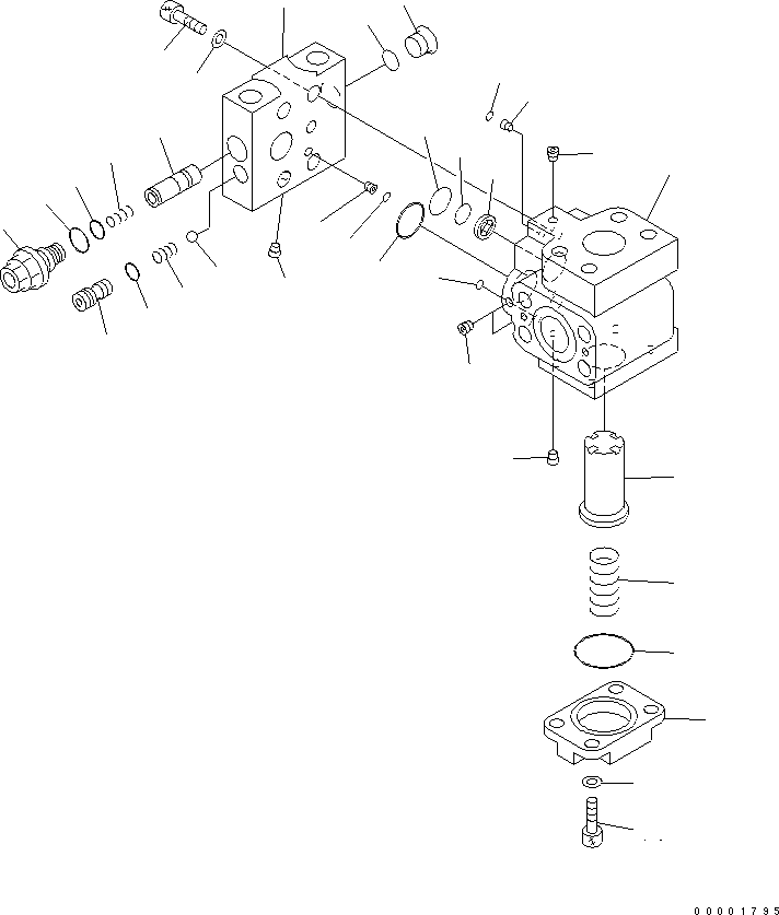 Crawler Loaders Komatsu / D85MS-15 S/N 1001-1005(d85ms-1c) / PILOT VALVE(#1001-)(450370 : Y1679-11A0)