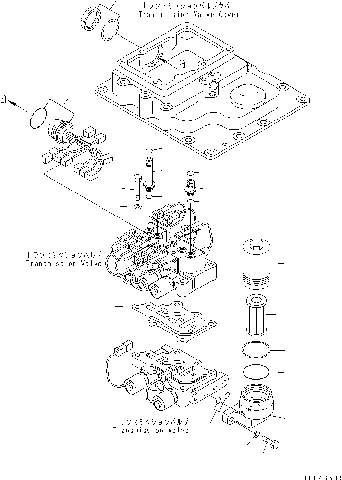 Bulldozers Komatsu / D85PX-15E0 S/N 1201-11608 (ecot3)(d85px-0c) / TRANSMISSION (FILTER AND HARNESS)(#1201-)(150290 : F2320-58A0)