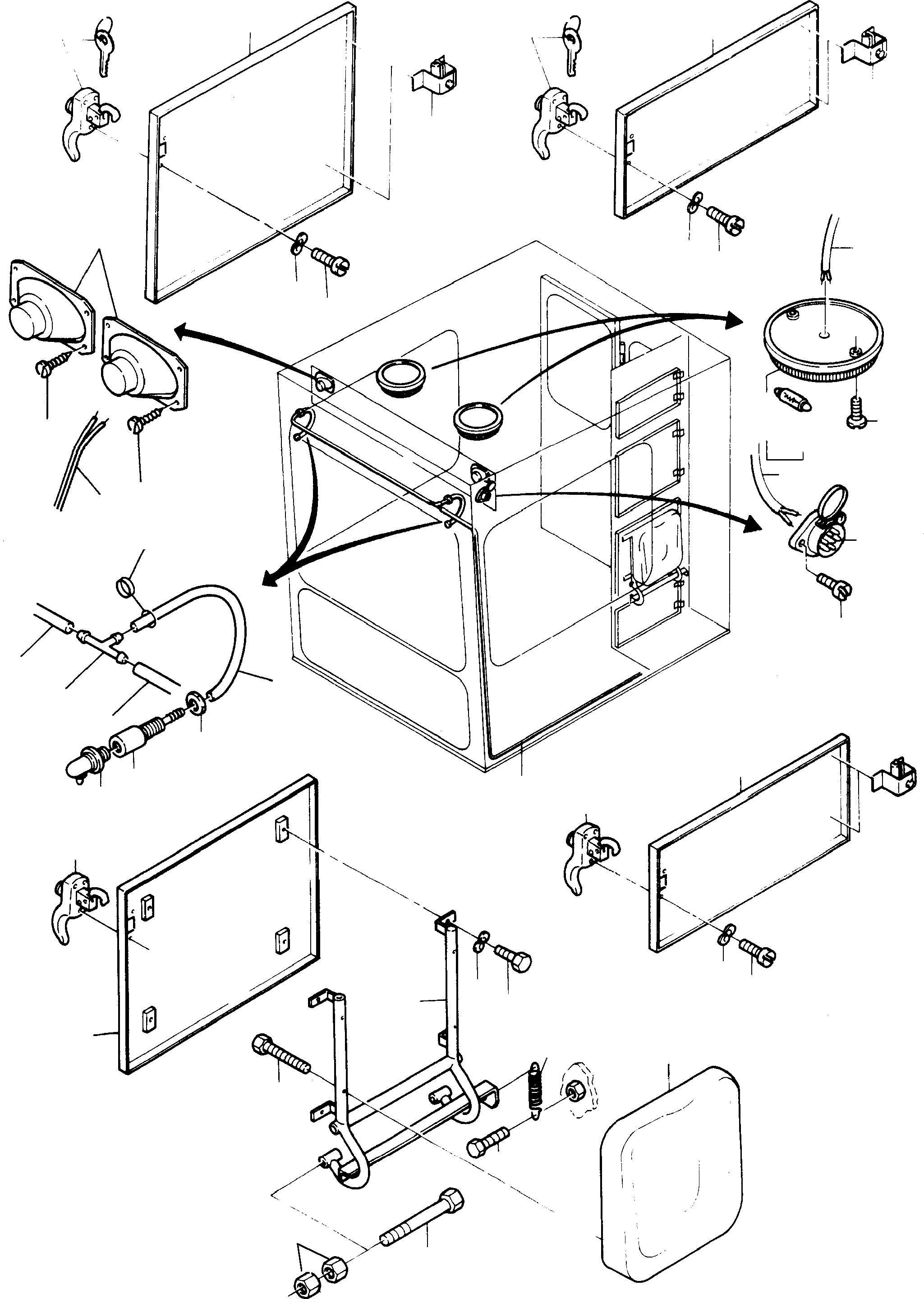 Excavators Mining Komatsu / H185S S/N 06085(g06085) / Cabin(090-0663 : 090-0663)