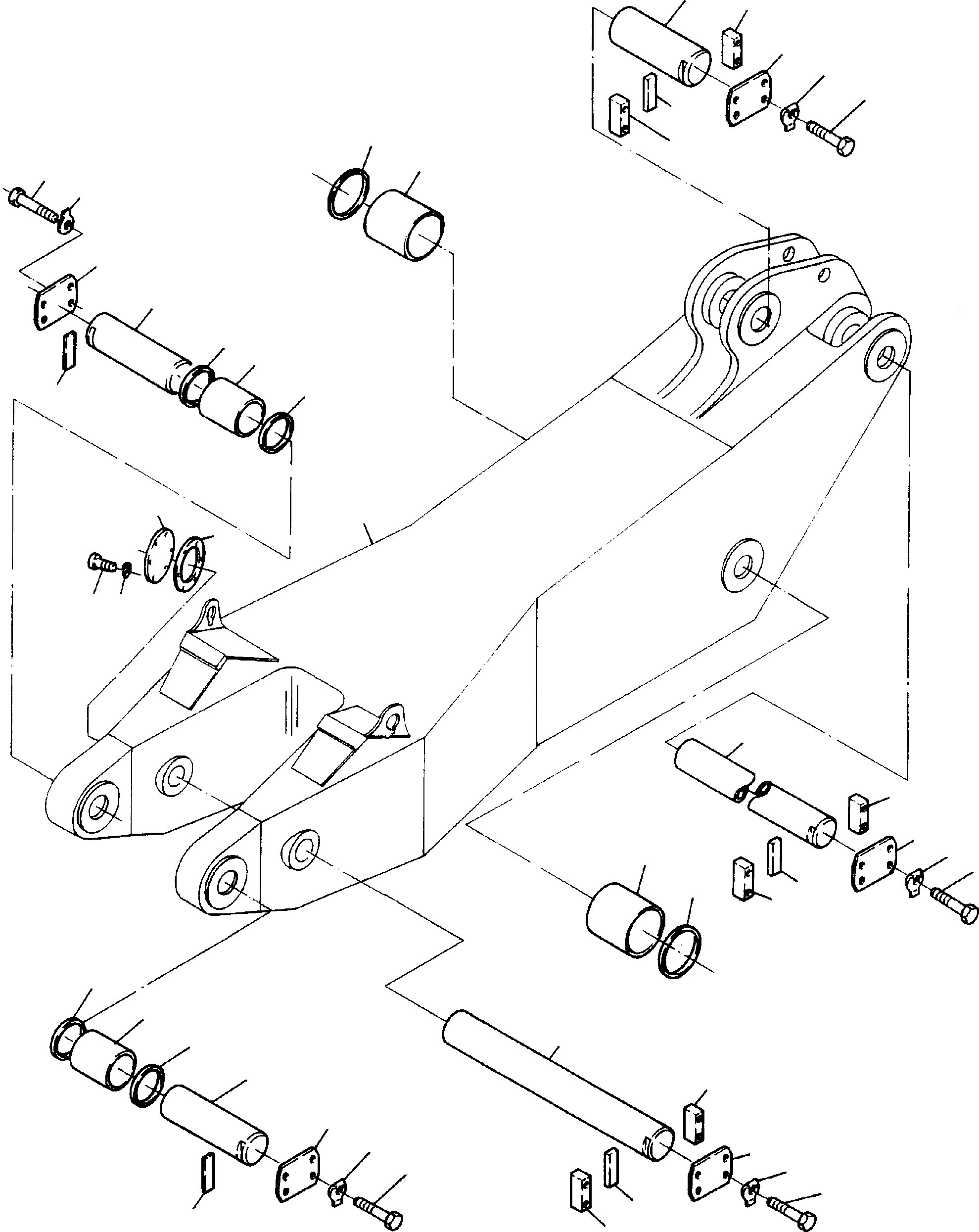 Excavators Mining Komatsu / H185S S/N 06085(g06085) / Backhoe Stick(585-4201 : 585-4201)