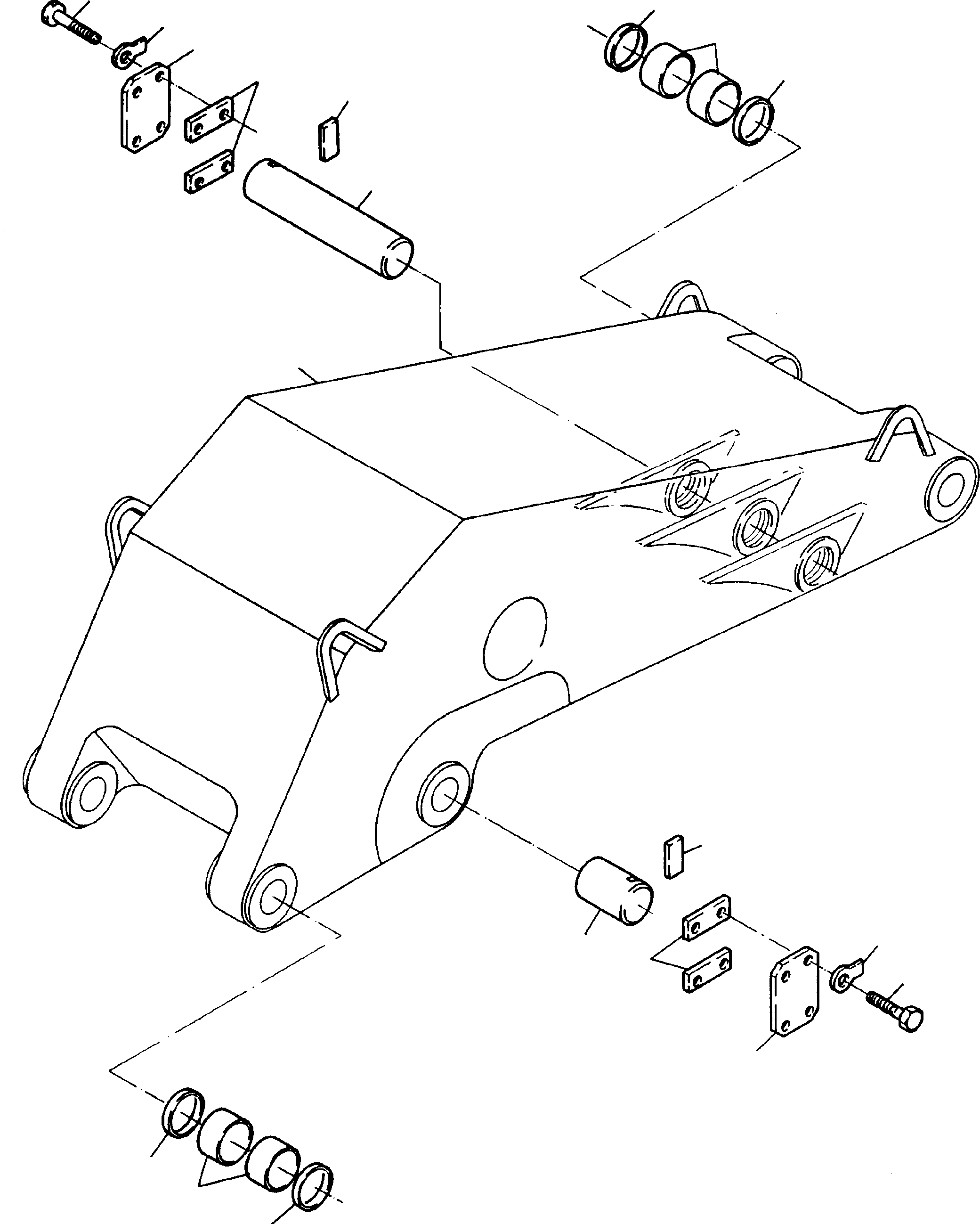 Excavators Mining Komatsu / H185S S/N 06085(g06085) / Basic Boom(585-4000 : 585-4000)
