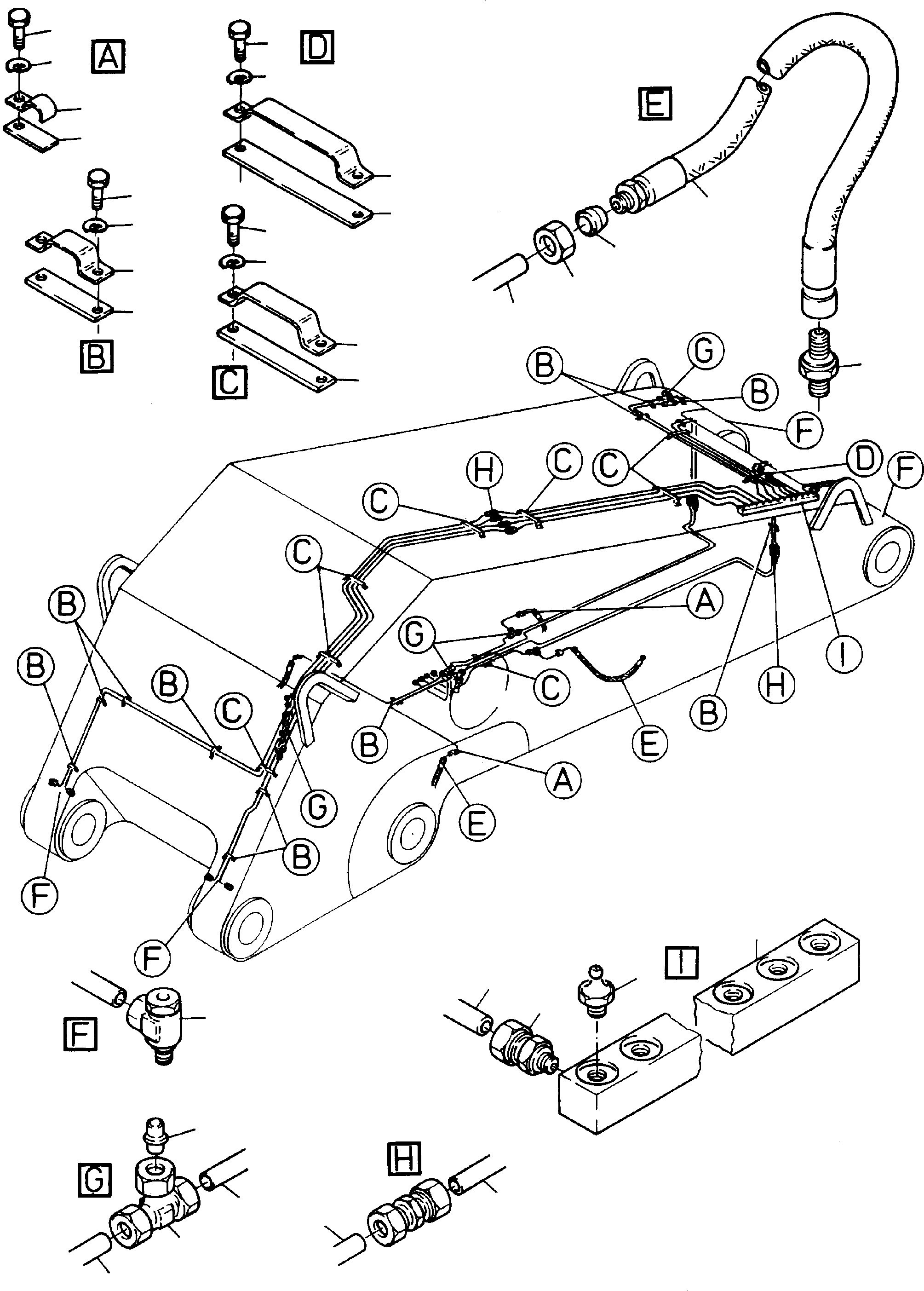 Excavators Mining Komatsu / H185S S/N 06085(g06085) / Basic Boom(585-4000 : 585-4000)