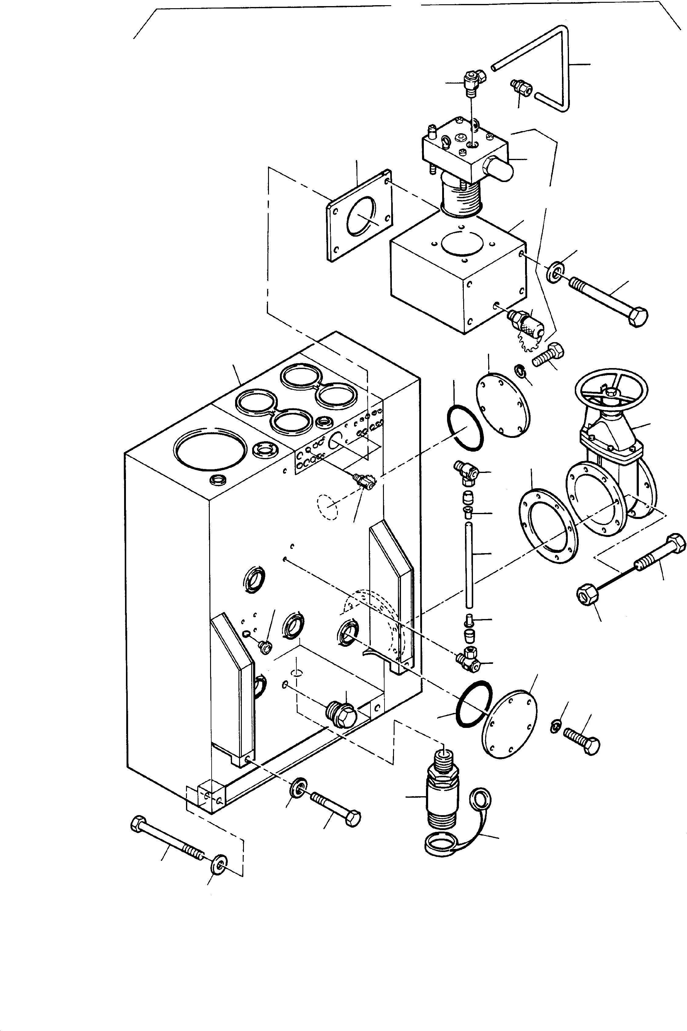 Excavators Mining Komatsu / H185S S/N 06085(g06085) / Main Oil Tank(585-1880 : 585-1880)