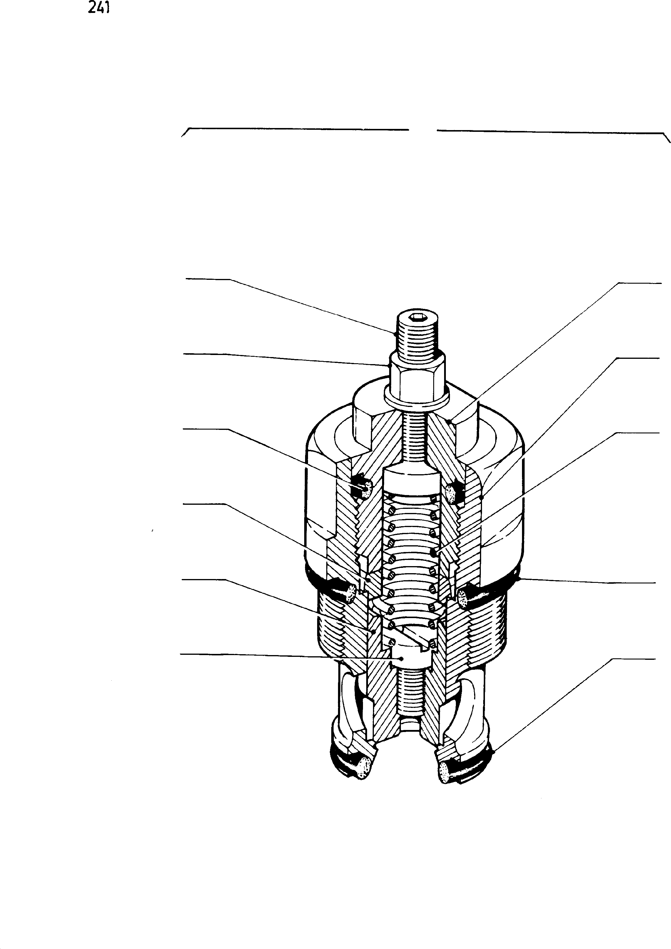 Excavators Mining Komatsu / H185S S/N 06085(g06085) / Pressure Relief Valve(090-1009 : 090-1009)