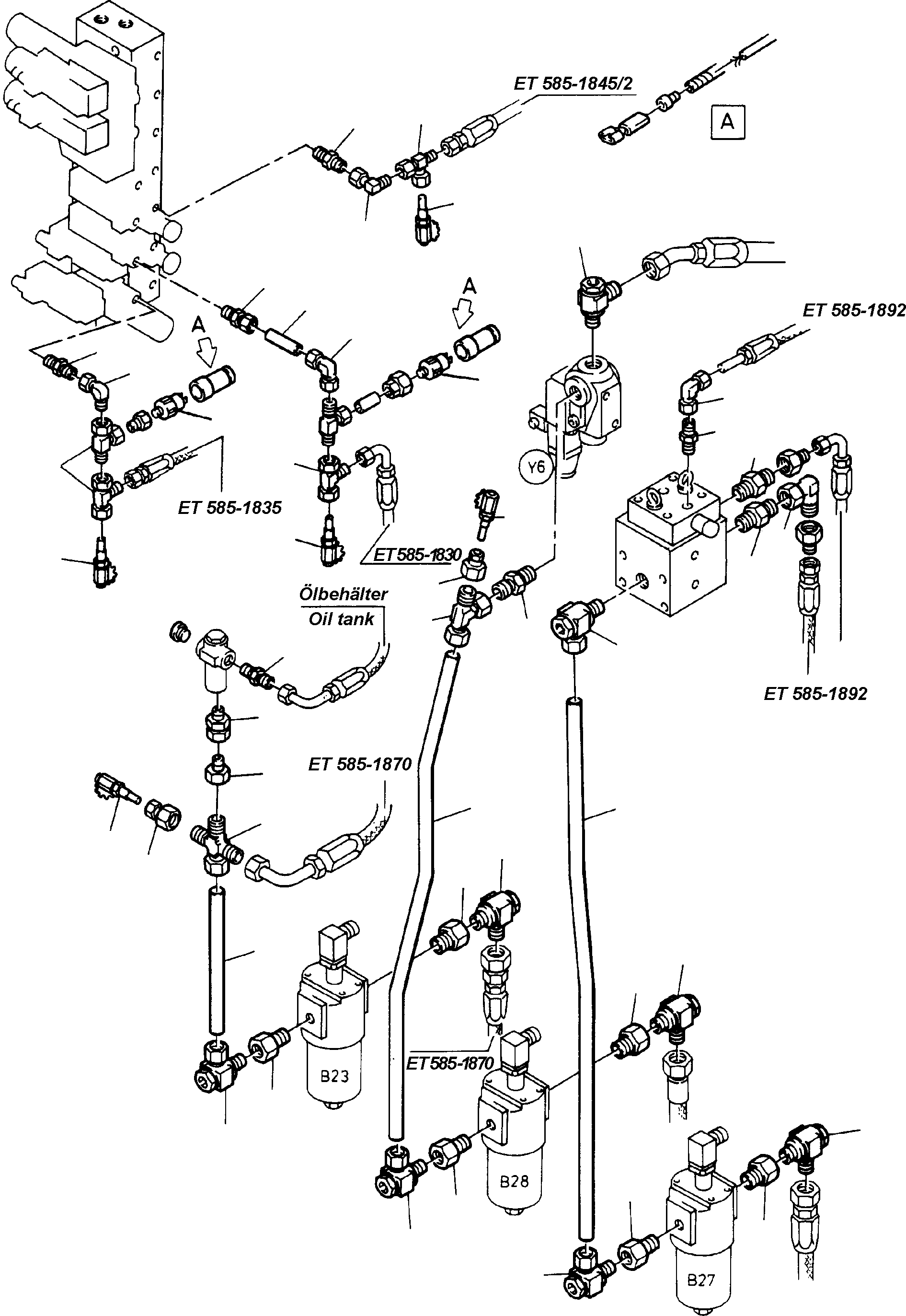 Excavators Mining Komatsu / H185S S/N 06085(g06085) / Control Plate(585-1855 : 585-1855)