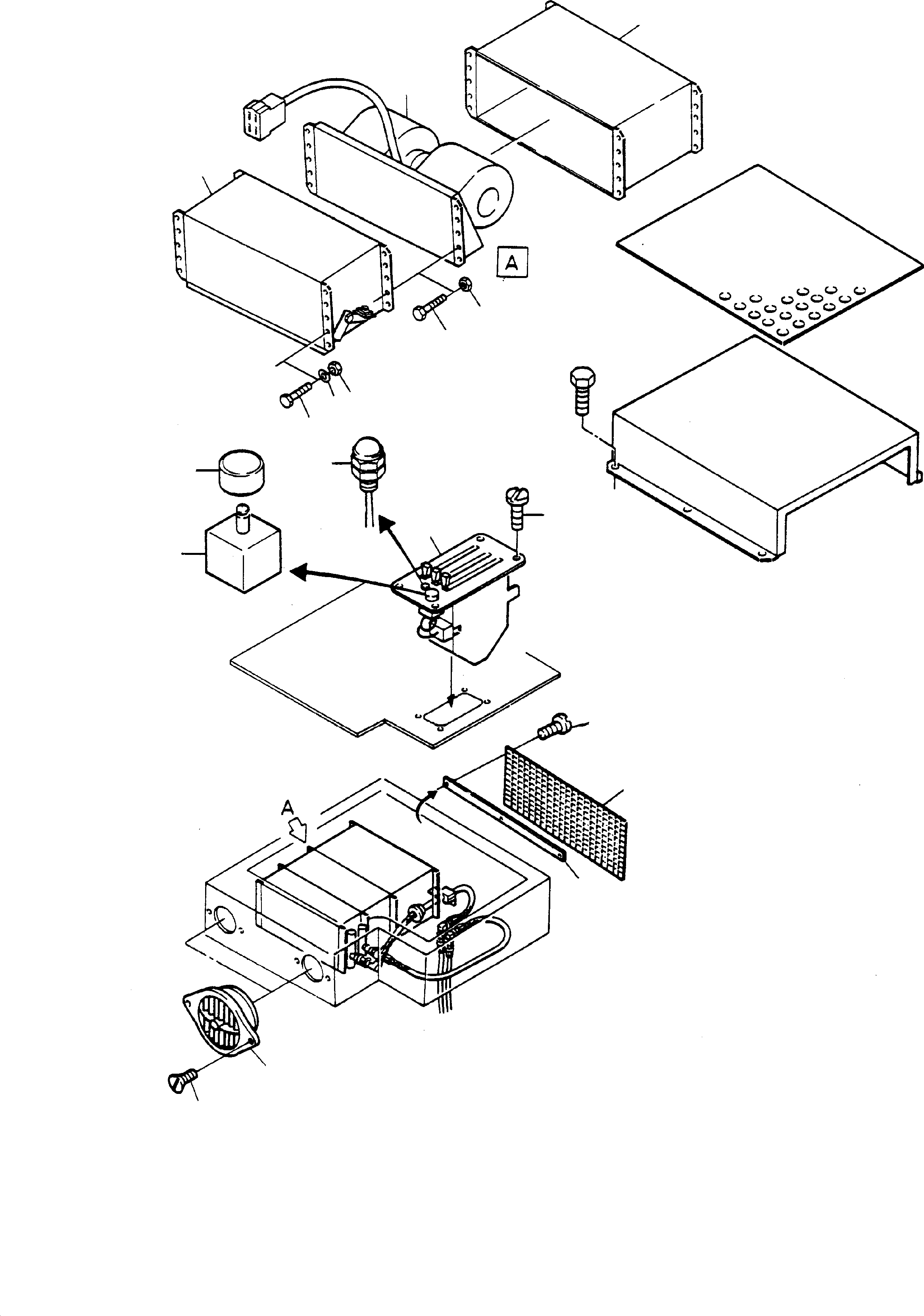 Excavators Mining Komatsu / H185S S/N 06085(g06085) / Cab Heater Arr.(585-2010 : 585-2010)