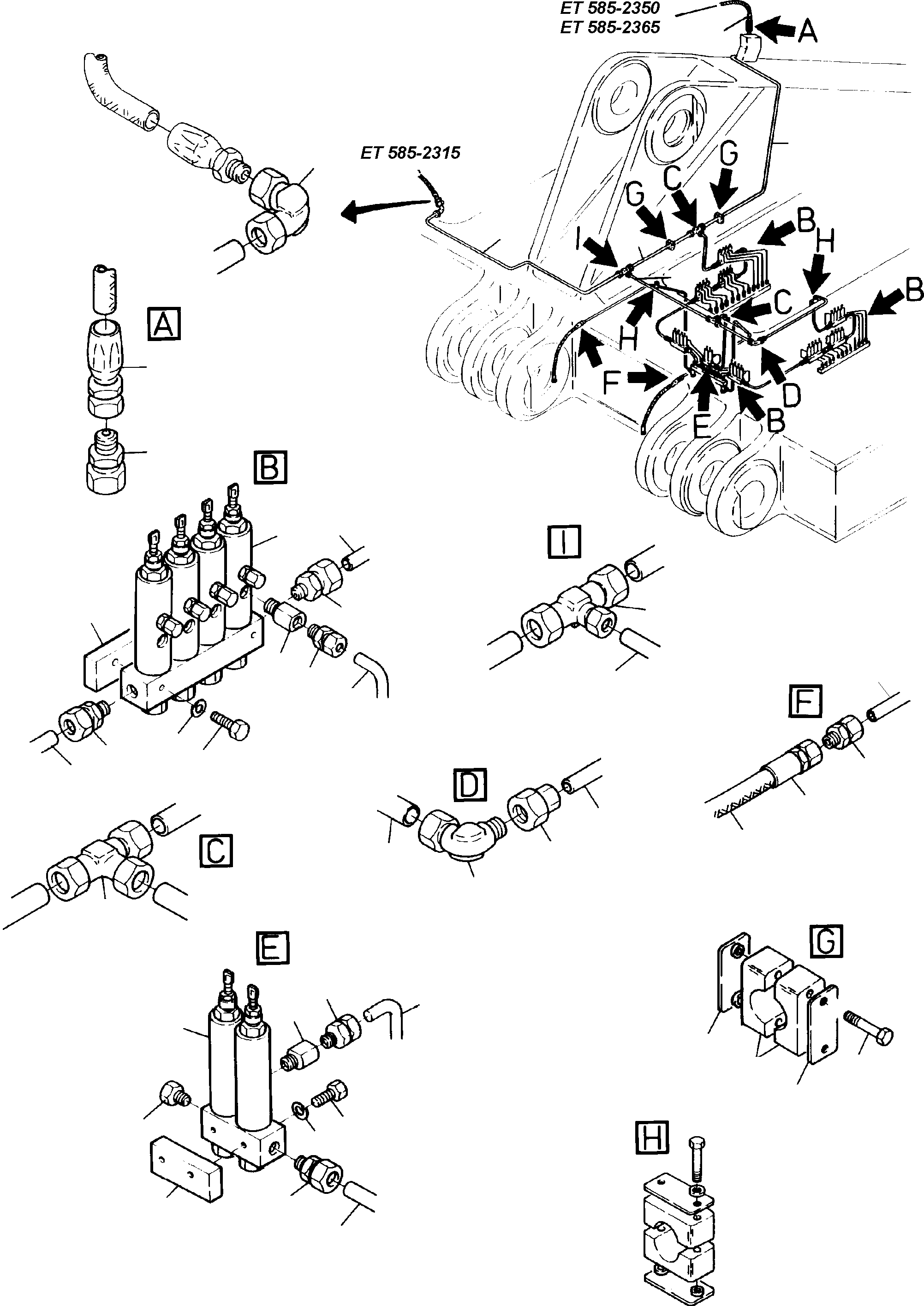 Excavators Mining Komatsu / H185S S/N 06085(g06085) / Lube Distributor Slew Ring(585-2320 : 585-2320)