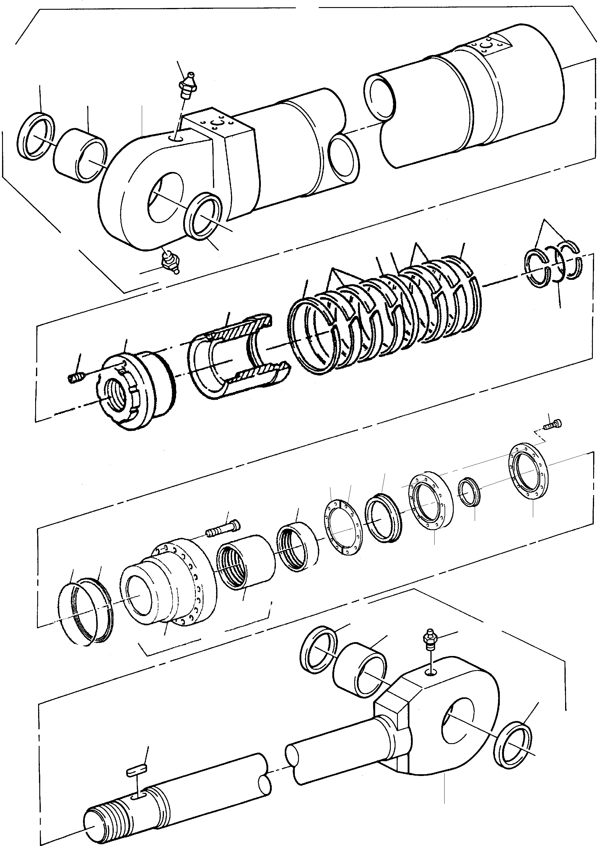 Excavators Mining Komatsu / H185S S/N 06085(g06085) / Hydraulic Cylinder(485-4076 : 485-4076)