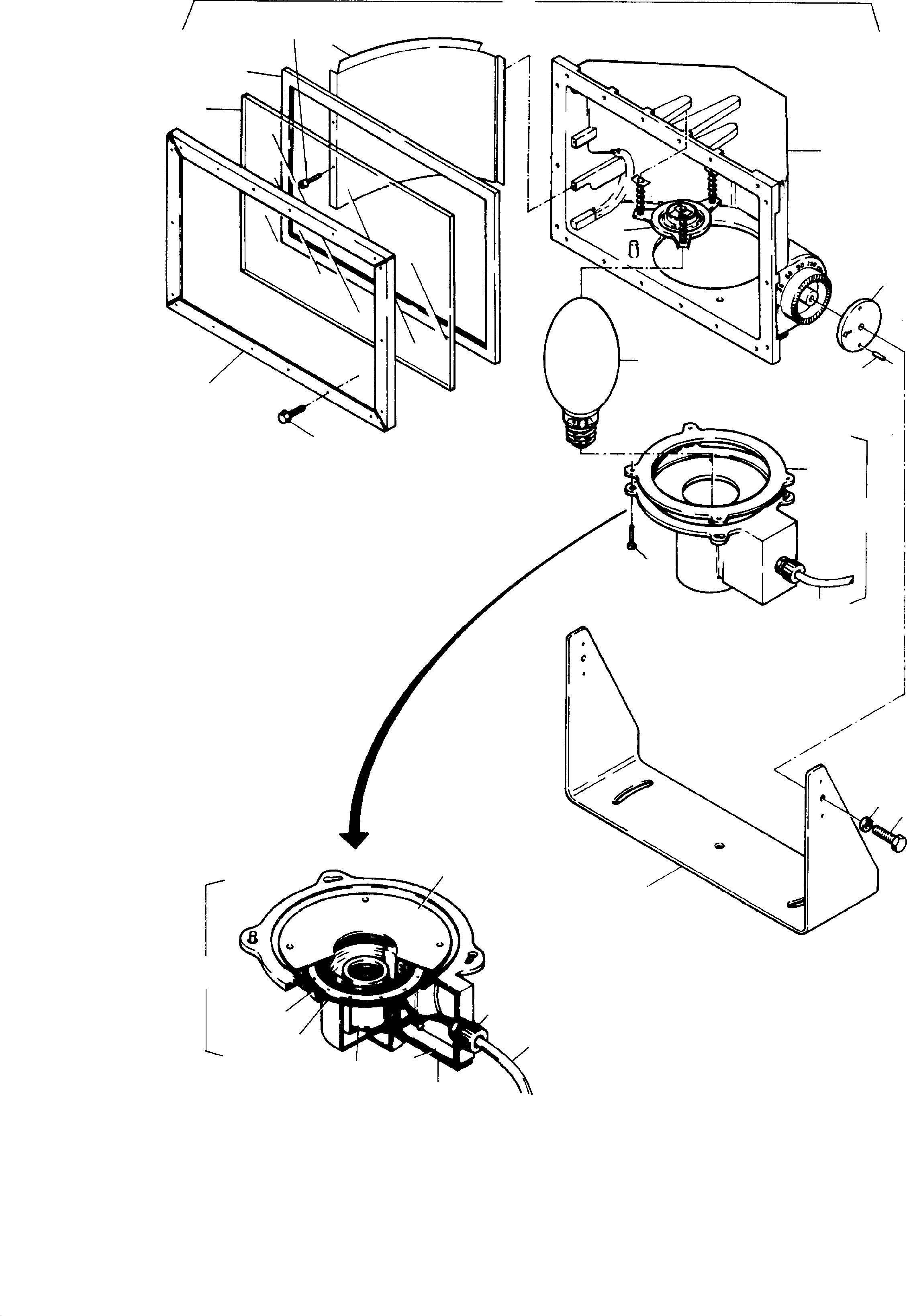 Excavators Mining Komatsu / H185S S/N 06091(g06091) / Headlamp(090-6631 : 090-6631)