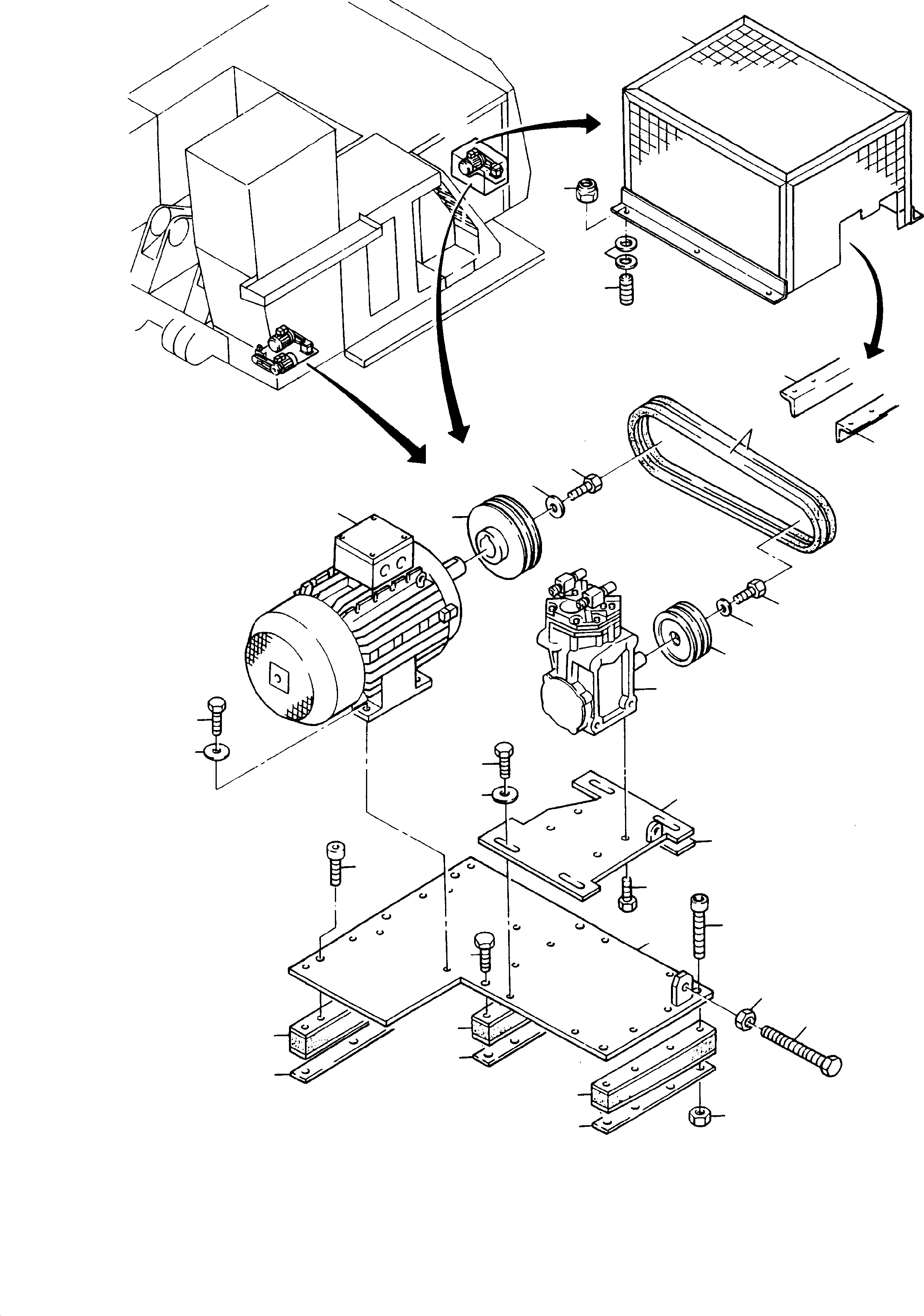 Excavators Mining Komatsu / H185E S/N 06099(g06099) / Drive, Air Conditioning Compressors(785-2030 : 785-2030)