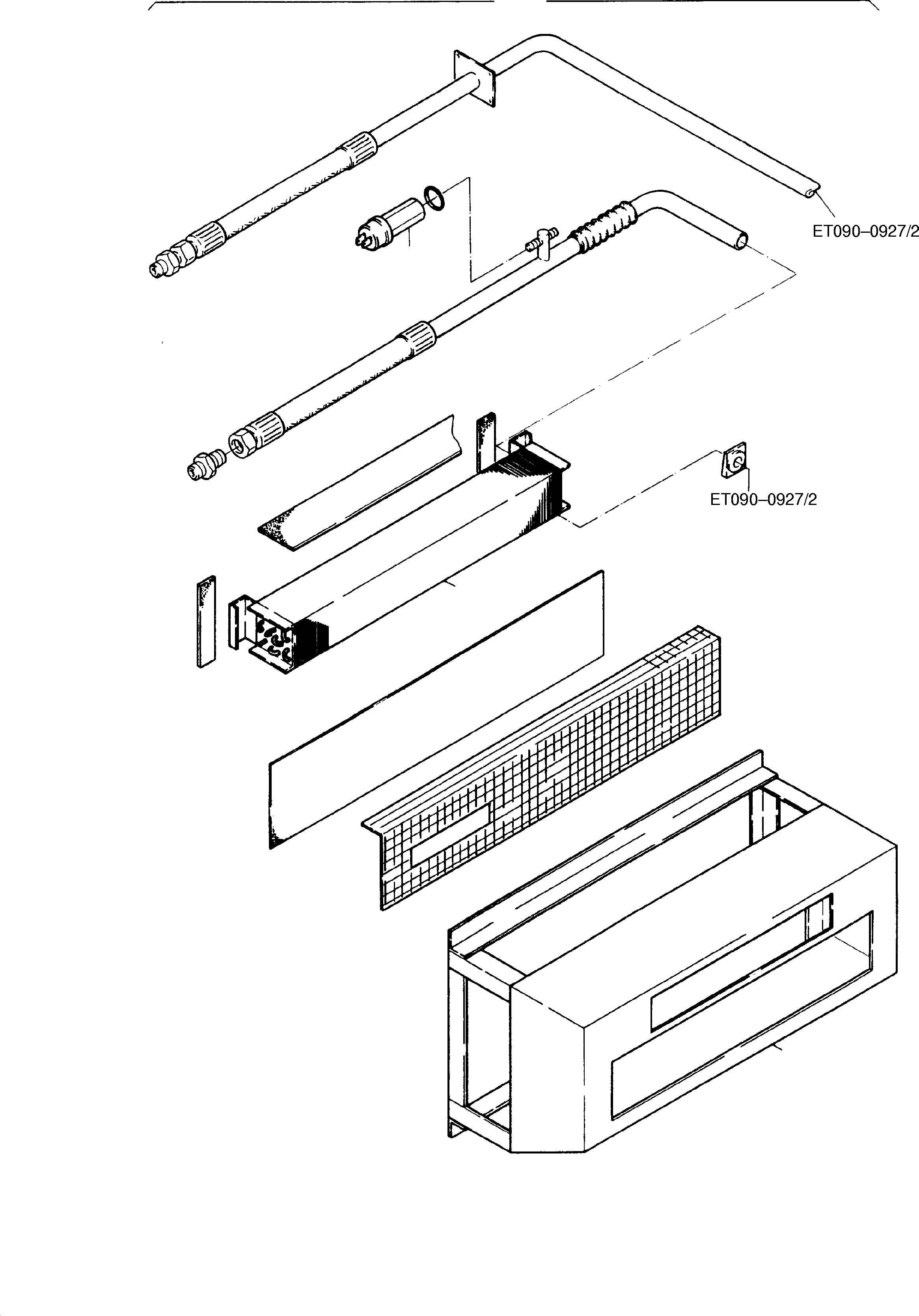 Excavators Mining Komatsu / H185E S/N 06099(g06099) / Air Conditioning Unit - Switch Cabinet(090-0927 : 090-0927)