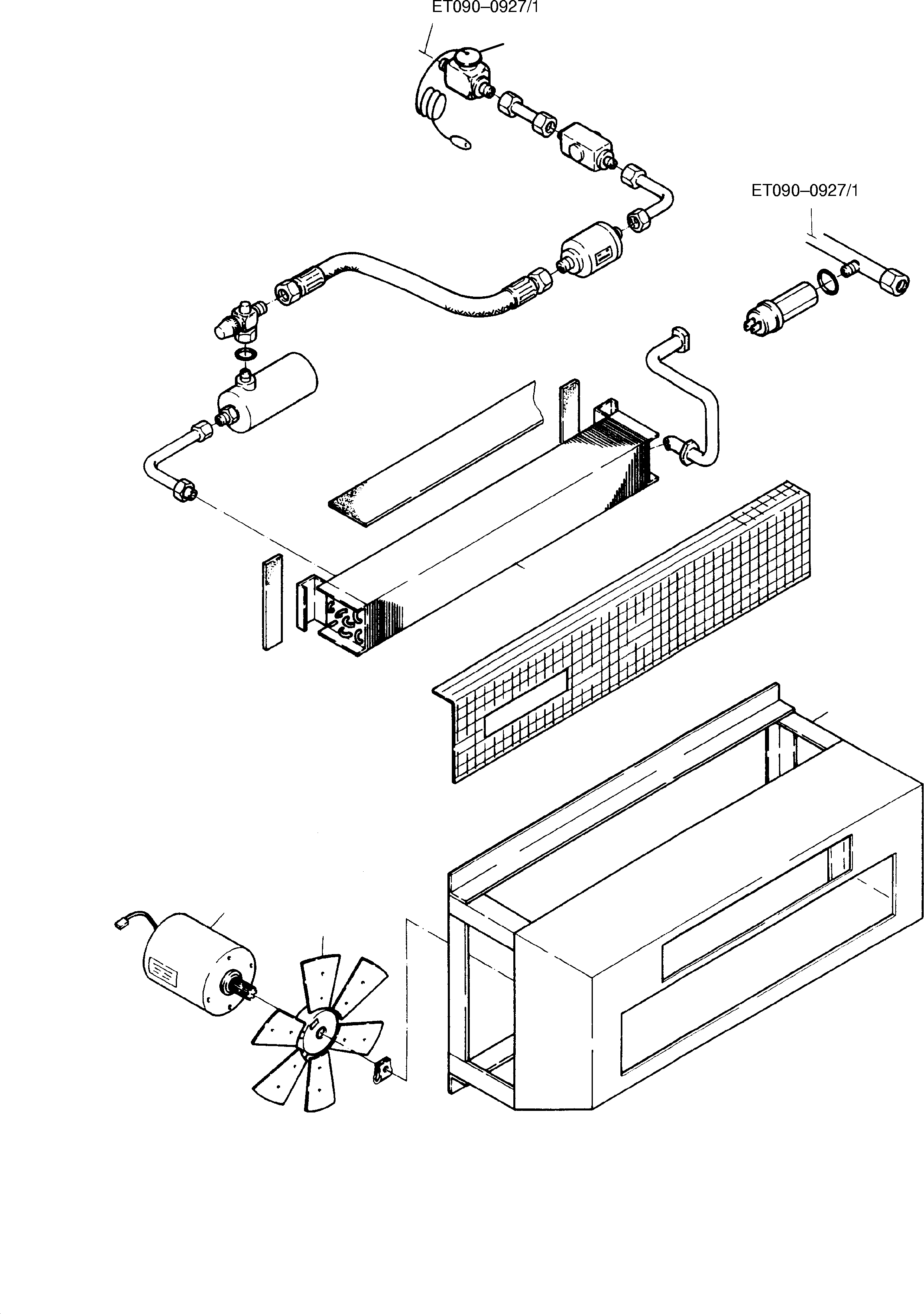 Excavators Mining Komatsu / H185E S/N 06099(g06099) / Air Conditioning Unit - Switch Cabinet(090-0927 : 090-0927)