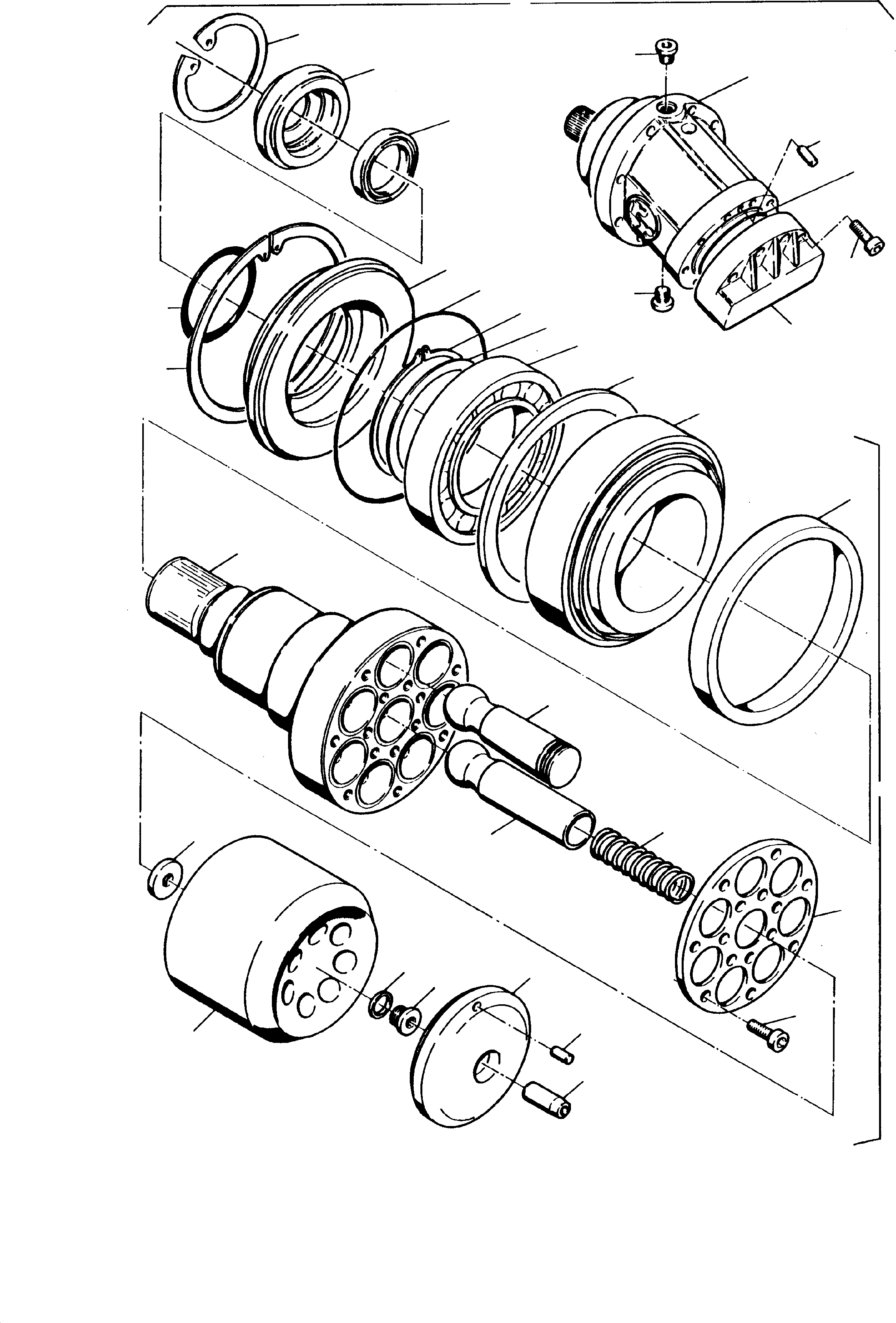 Excavators Mining Komatsu / H185E S/N 06099(g06099) / Hydr.-Motor(090-0563 : 090-0563)