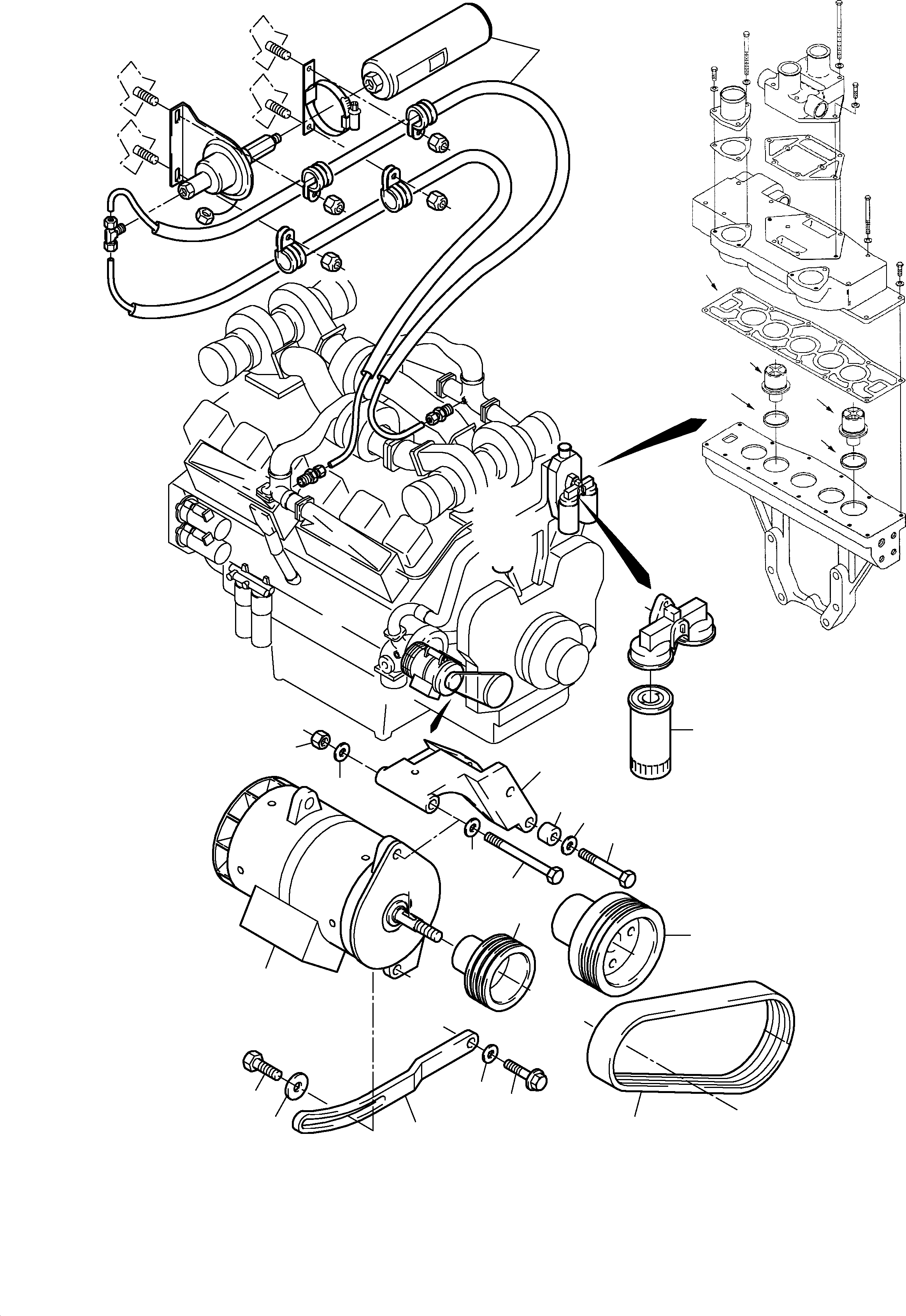 Excavators Mining Komatsu / PC3000-1 S/N 06179(g06179) / Diesel Engine(991-0118b : 991-0118b)