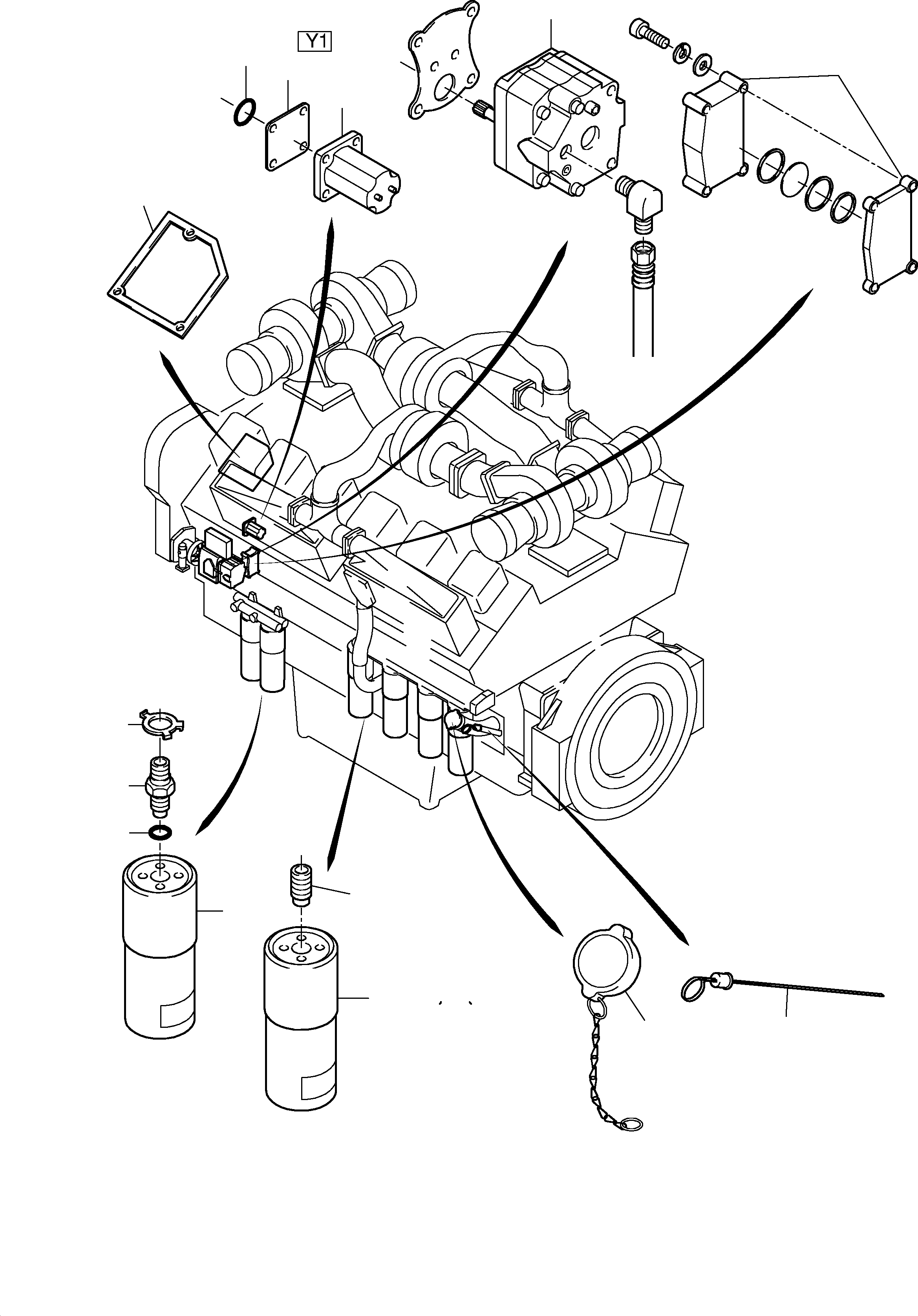 Excavators Mining Komatsu / PC3000-1 S/N 06179(g06179) / Diesel Engine(991-0118b : 991-0118b)