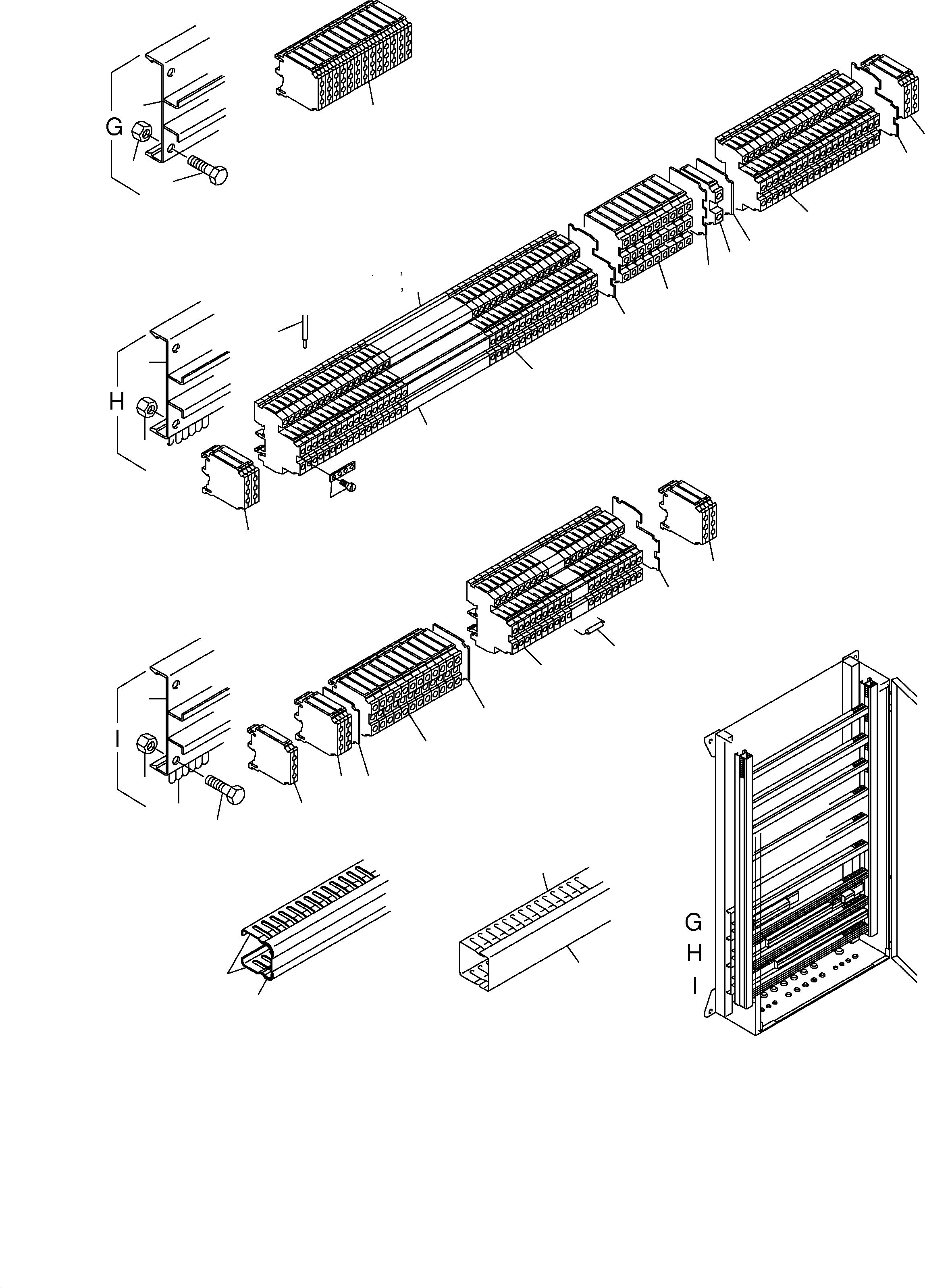 Excavators Mining Komatsu / PC3000-1 S/N 06179(g06179) / Main Switch Box in Cab Support(485-2165d : 485-2165d)
