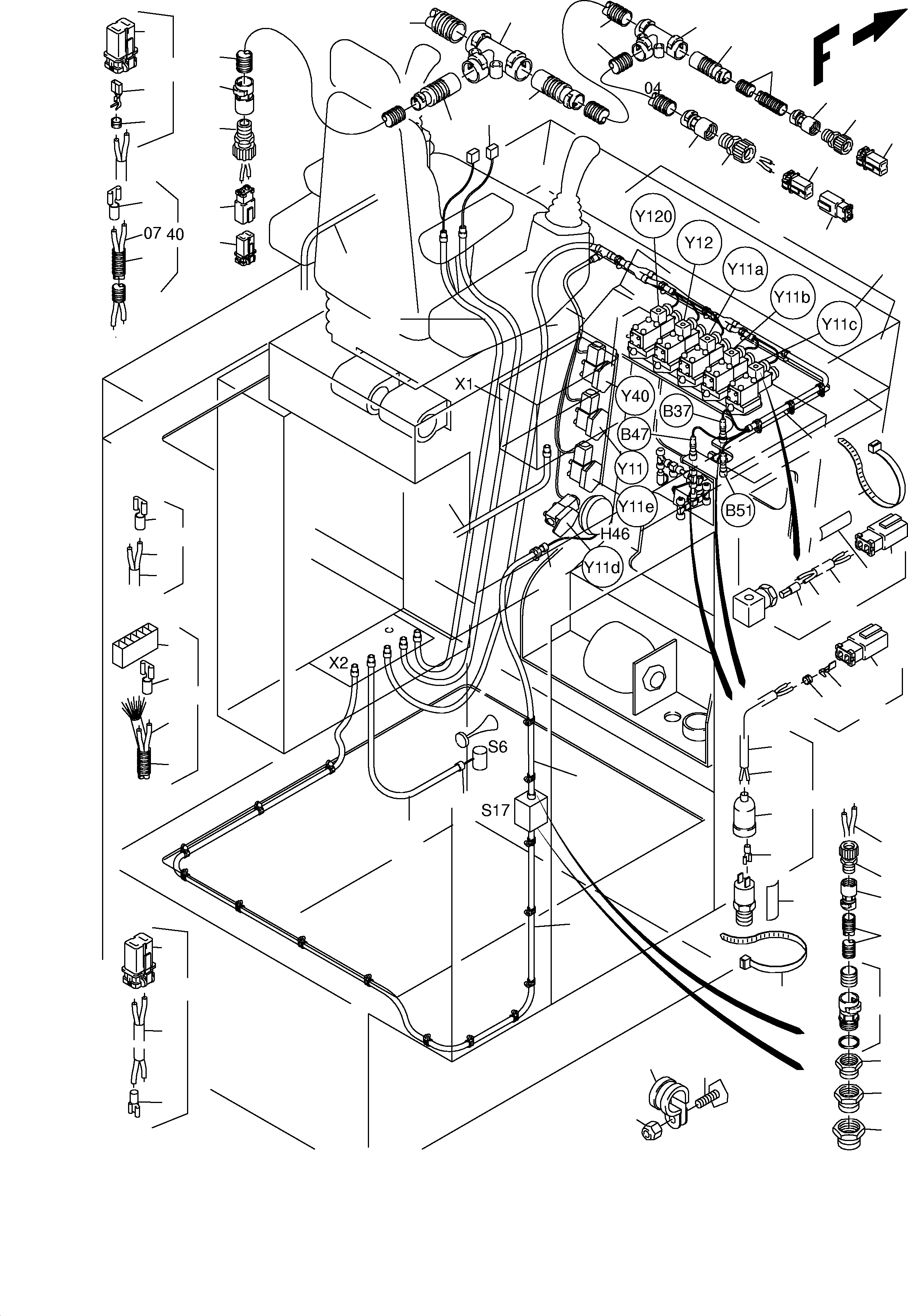 Excavators Mining Komatsu / PC3000-1 S/N 06179(g06179) / Electric - Cab Support(485-2135f : 485-2135f)