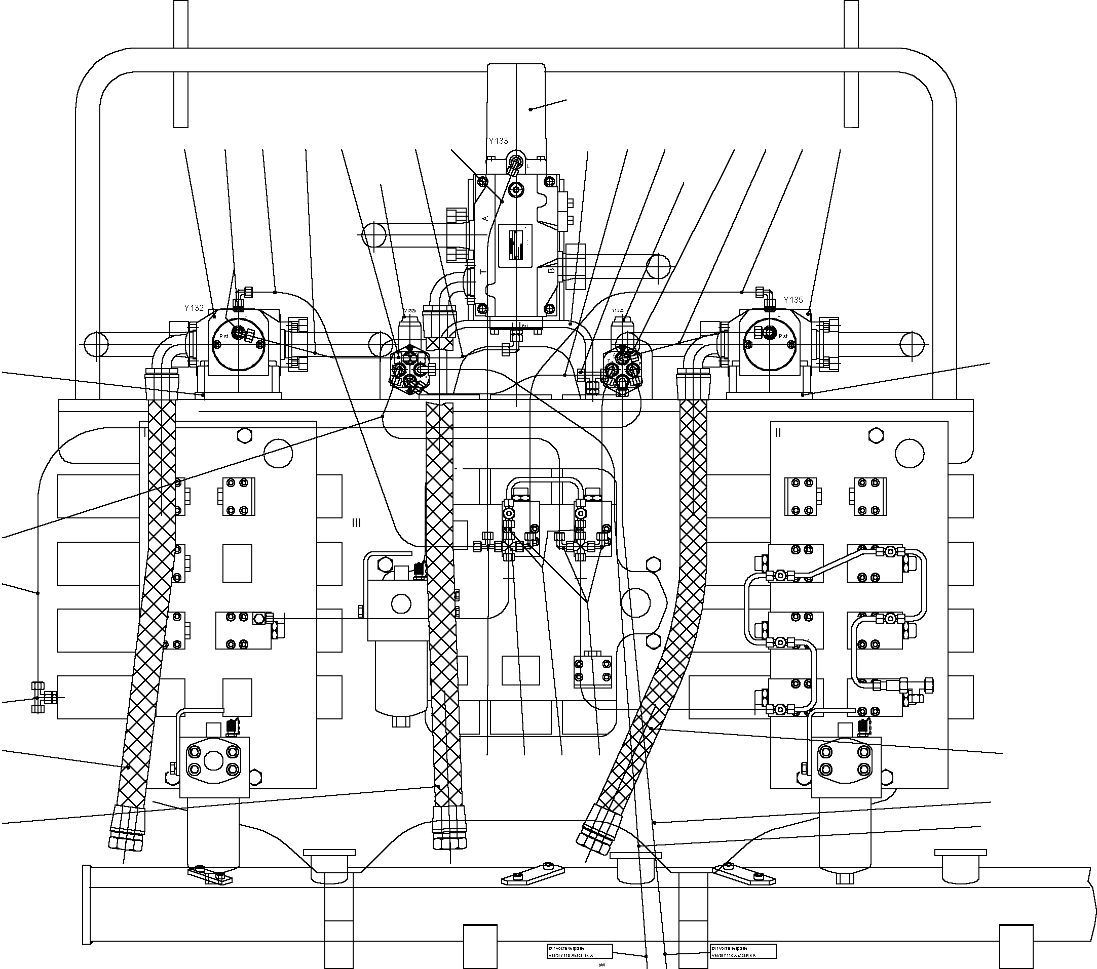 Komatsu parts book diagram for PC3000-1 S/N 06184: FLOAT POSITION