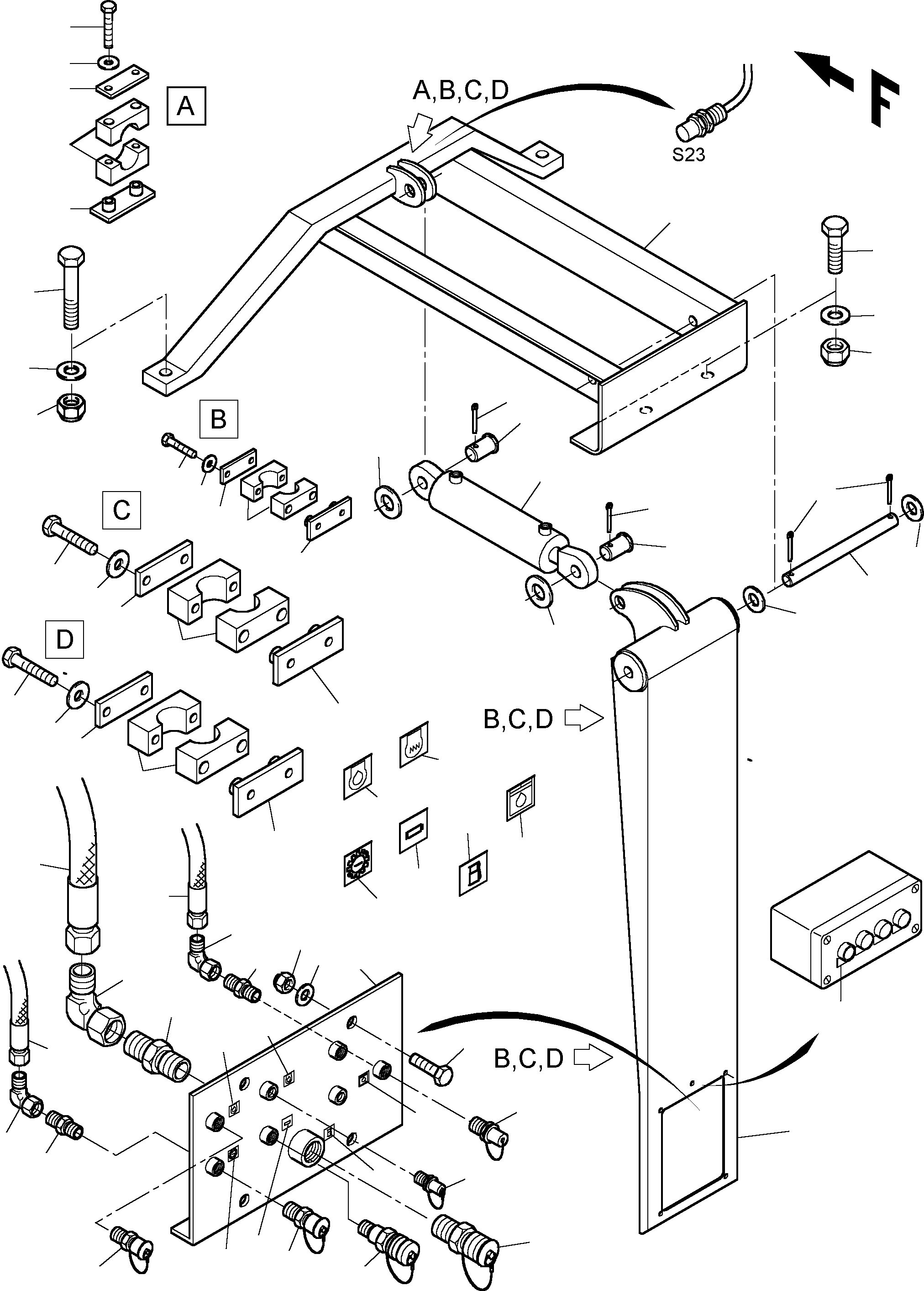 Komatsu parts book diagram for PC3000-1 S/N 06184: REFUELING EQUIPMENT