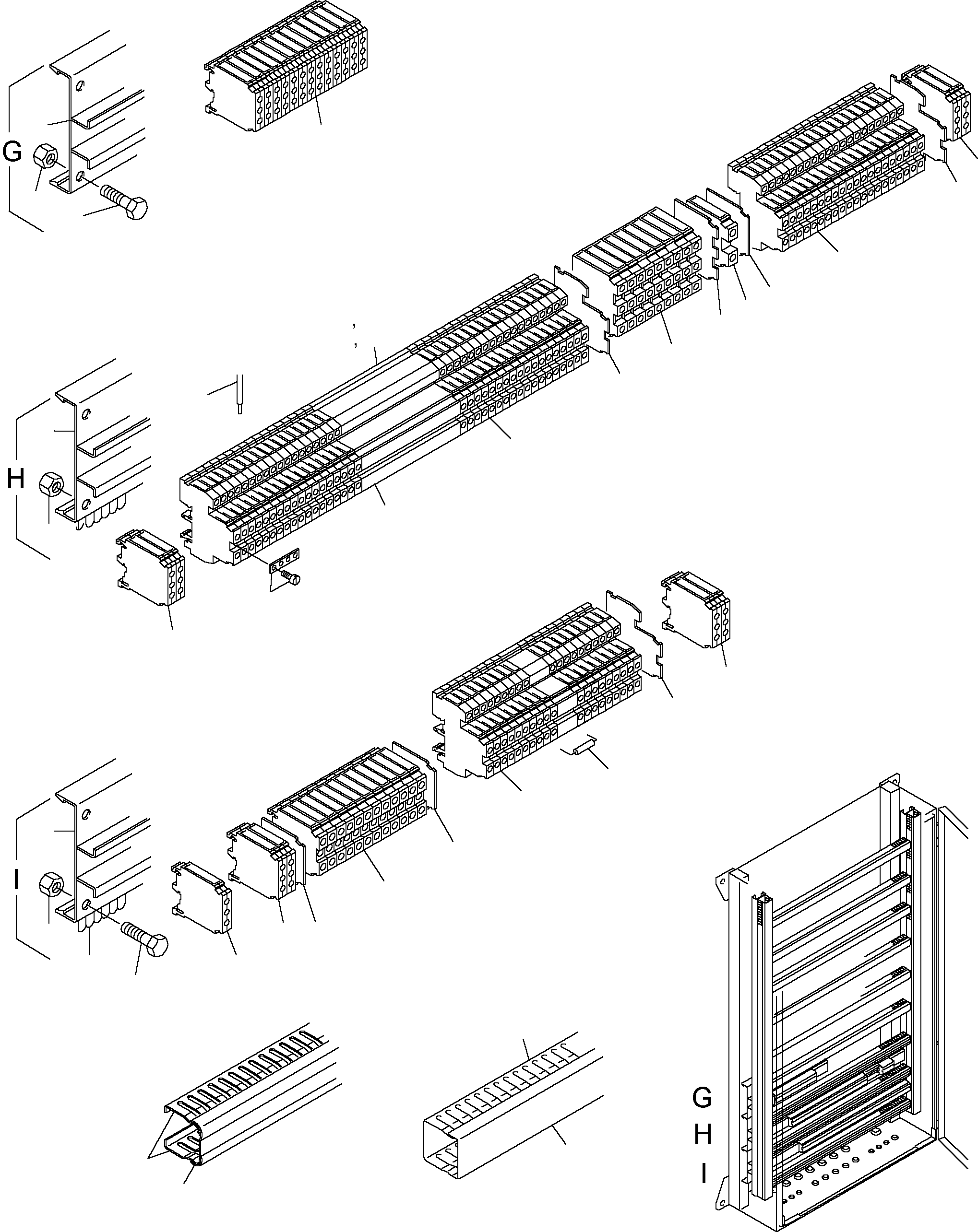 Komatsu parts book diagram for PC3000-1 S/N 06190: MAIN SWITCH BOX IN CAB SUPPORT