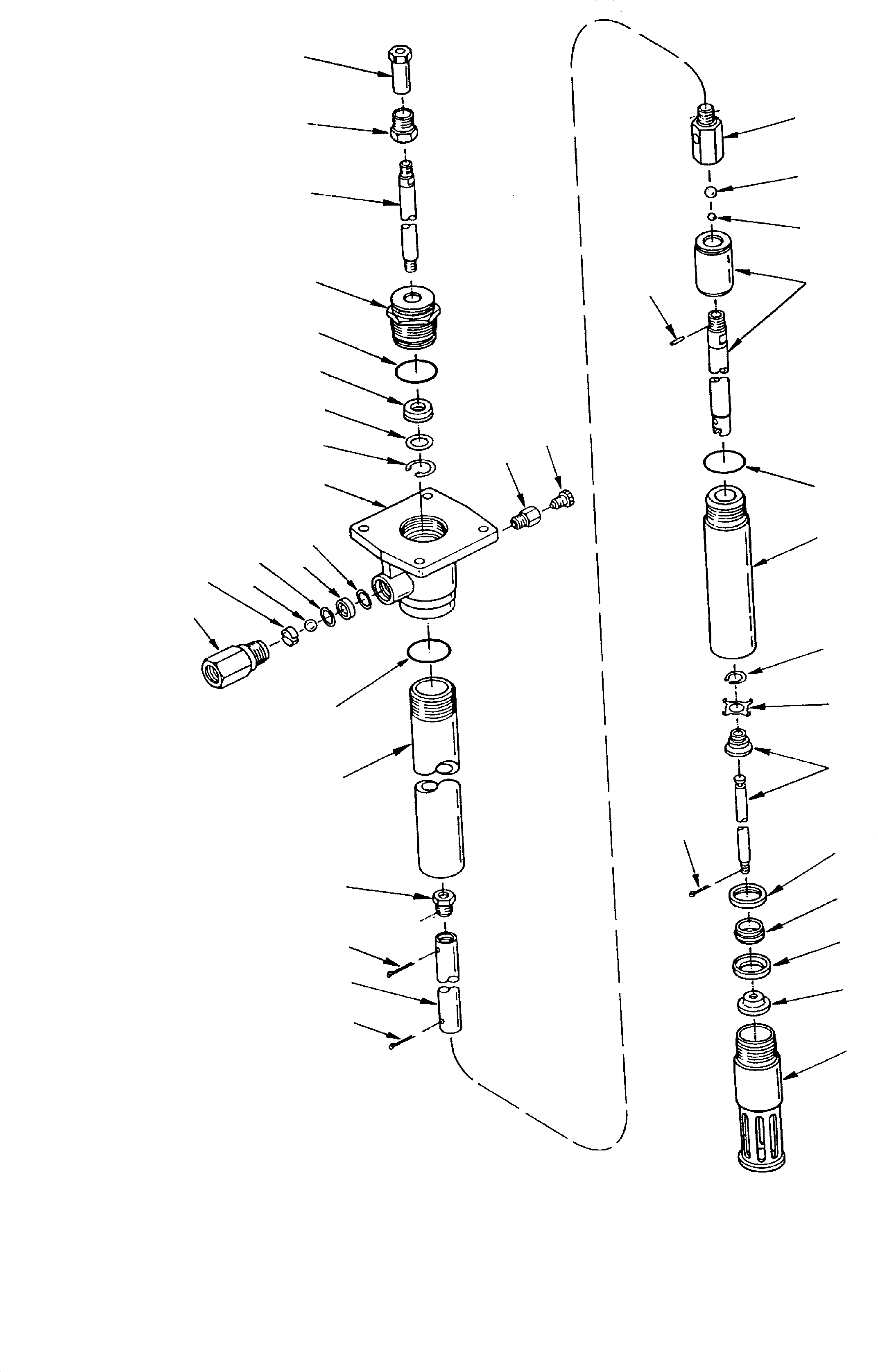 Komatsu parts book diagram for PC3000-1 S/N 06191: LUBE PUMP