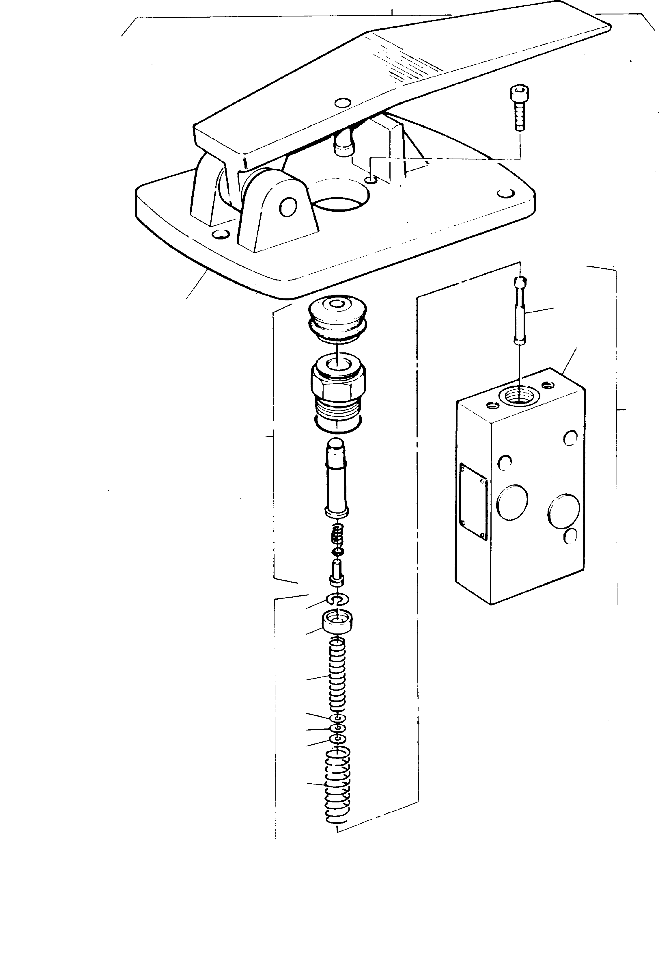 Komatsu parts book diagram for PC3000-1 S/N 06194: PILOT OIL UNIT