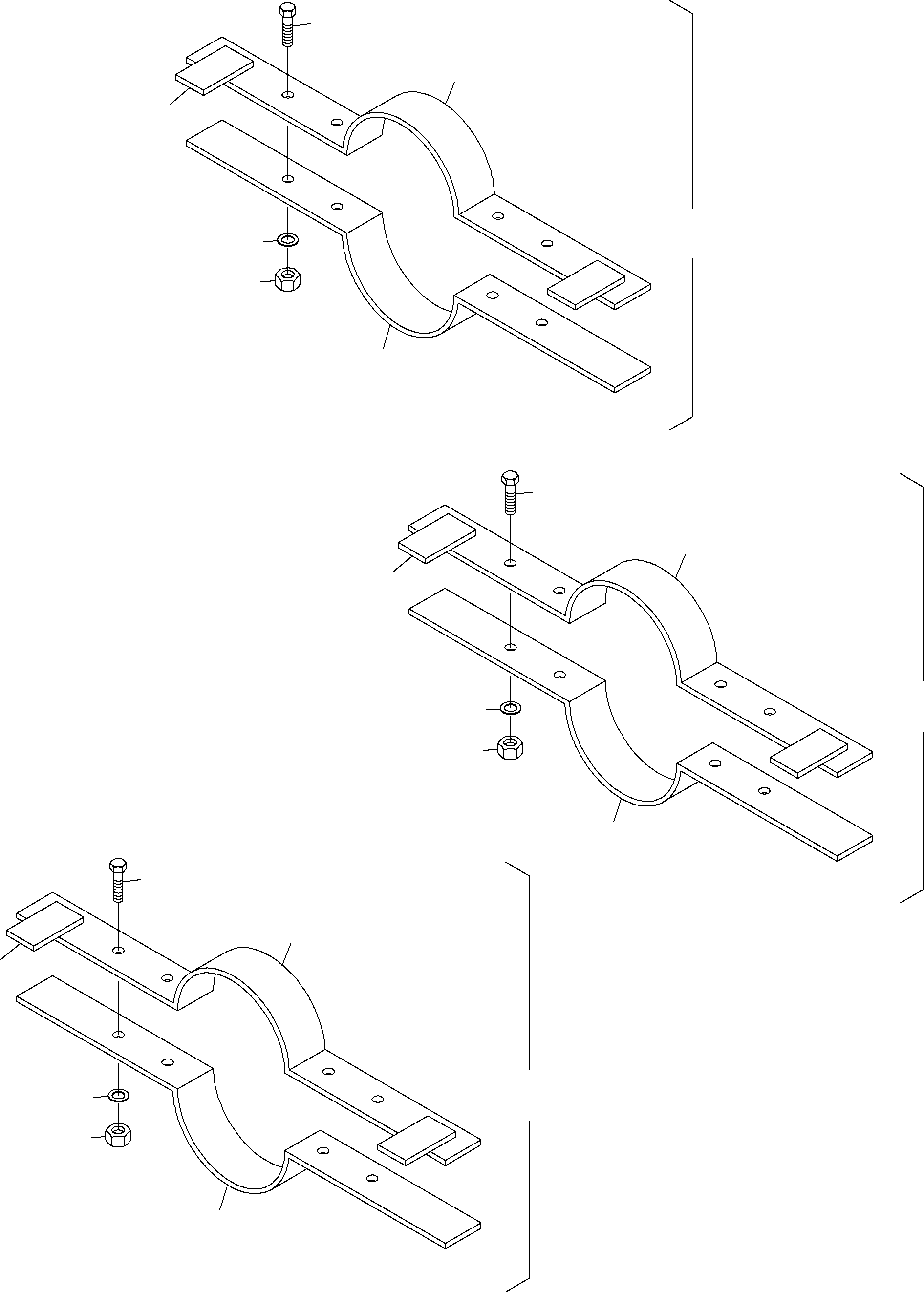 Komatsu parts book diagram for PC3000-1 S/N 06209: INSTALLATION TOOL FOR CYLINDERS