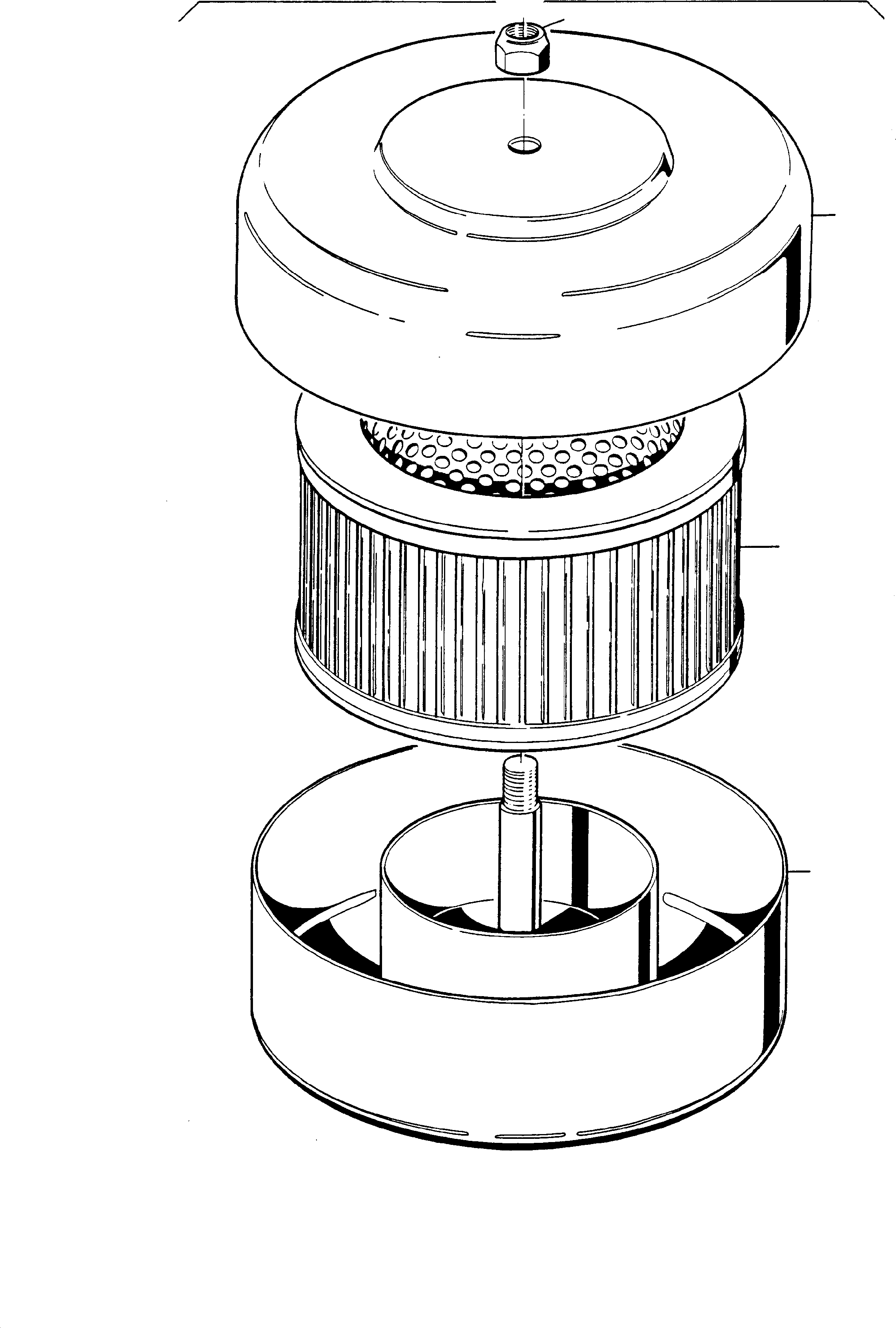 Komatsu parts book diagram for PC3000-1 S/N 06211: AERATION FILTER