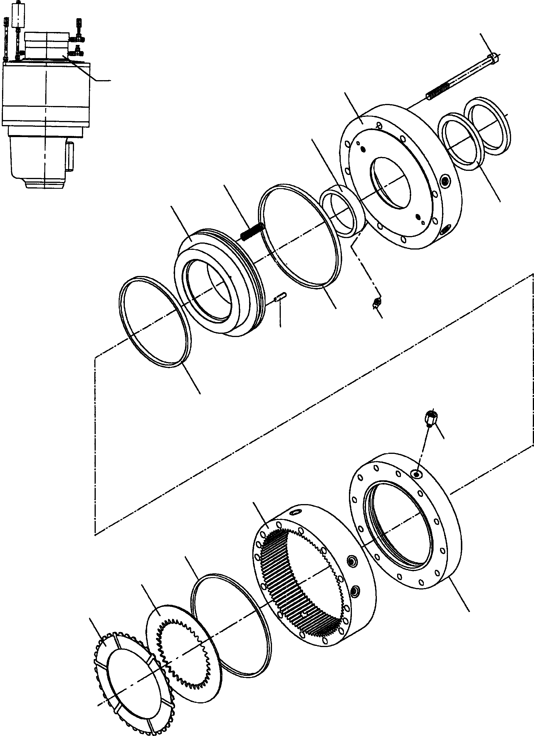 Excavators Mining Komatsu / PC3000-6 S/N 06216(g06216) / Slew Gear(991-0477 : 991-0477)