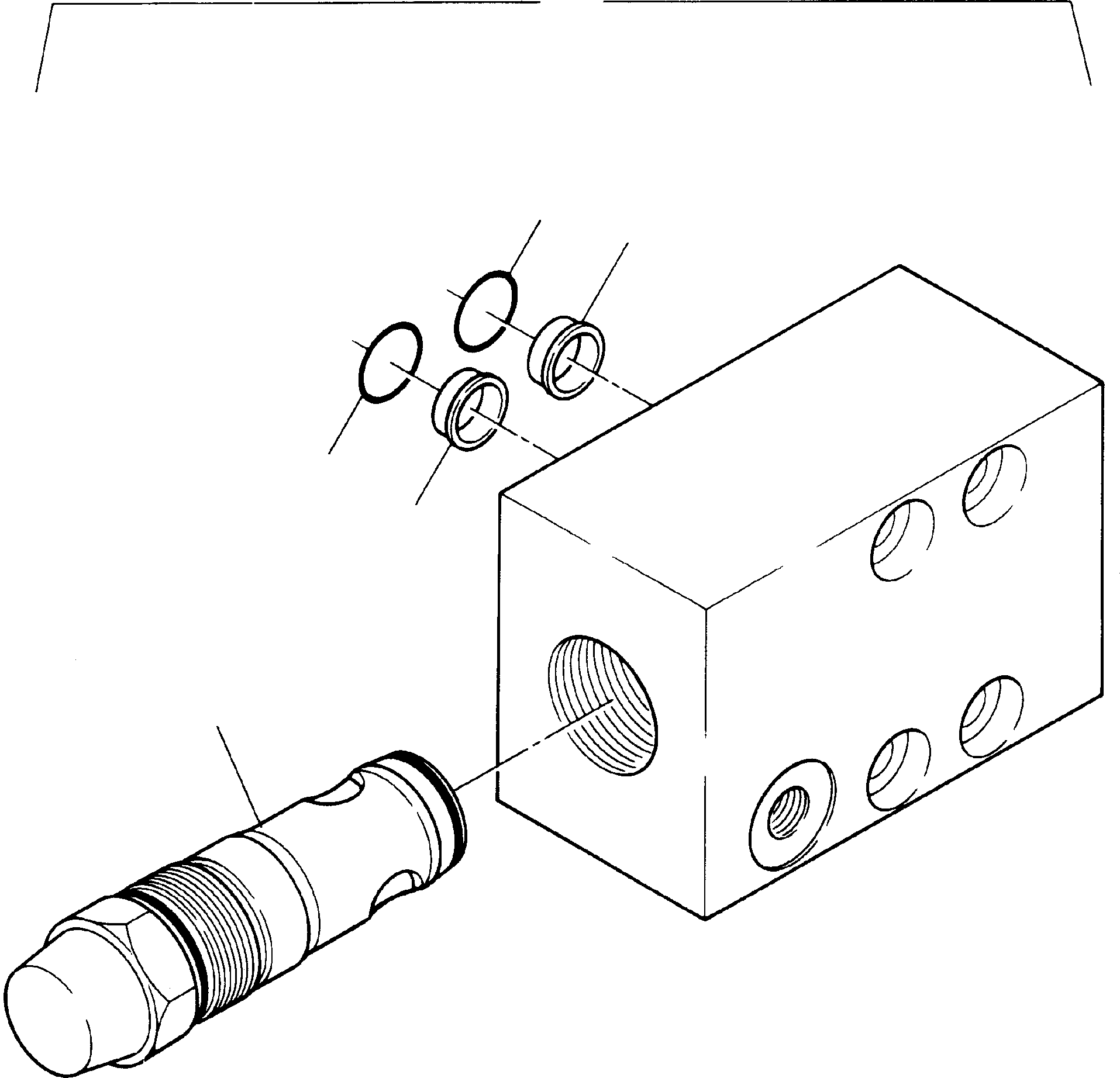 Komatsu parts book diagram for PC3000-6 S/N 06217: BLEED-OFF VALVE, PRE-CONTROLLED