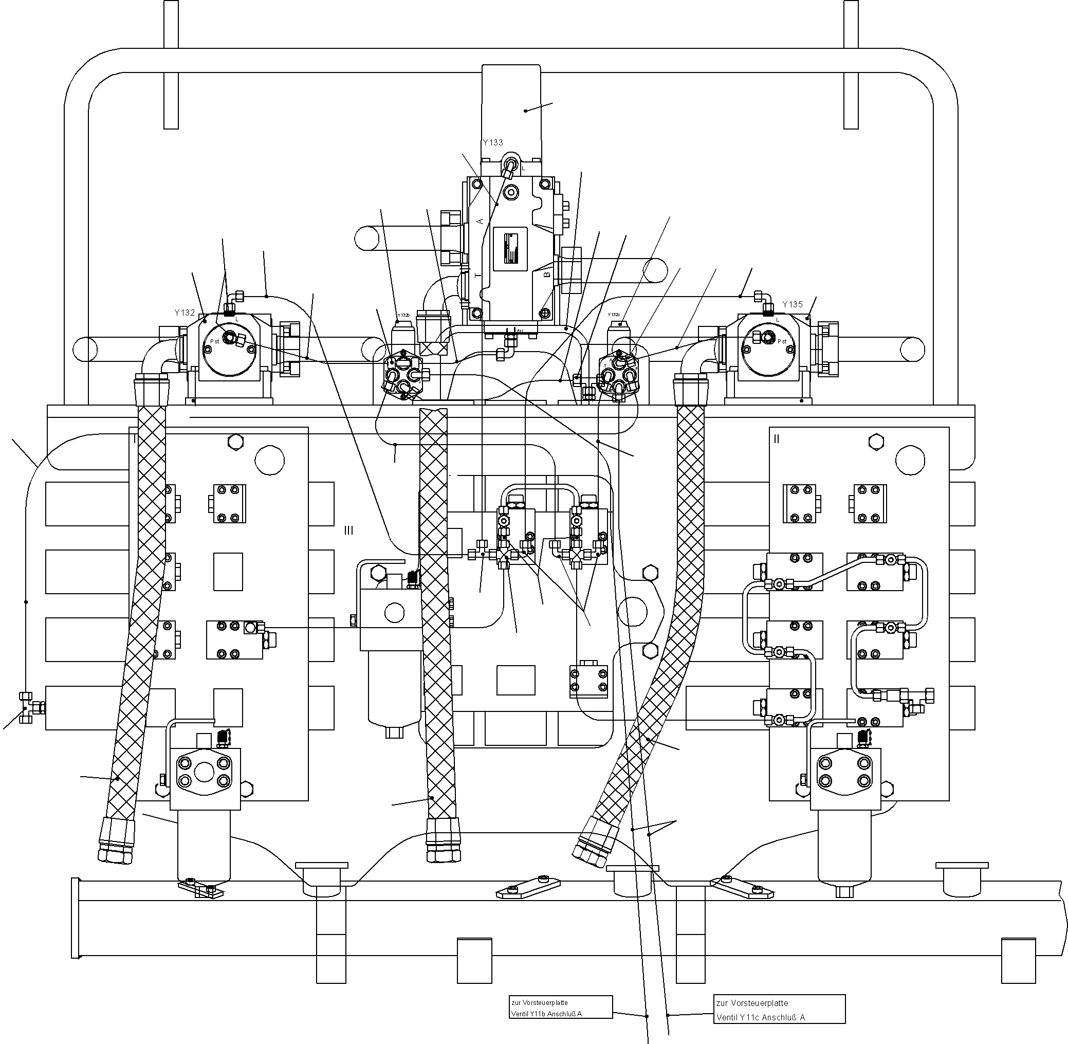 Komatsu parts book diagram for PC3000-6 S/N 06217: FLOAT POSITION