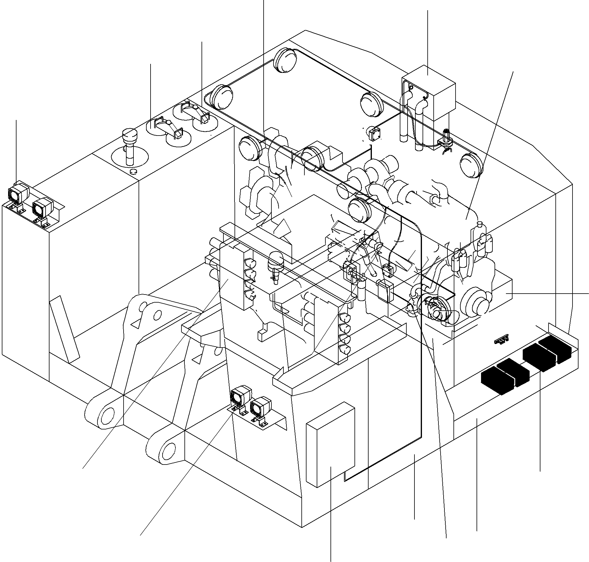 Komatsu parts book diagram for PC3000-6 S/N 06217: ELECTRIC EQUIPMENT