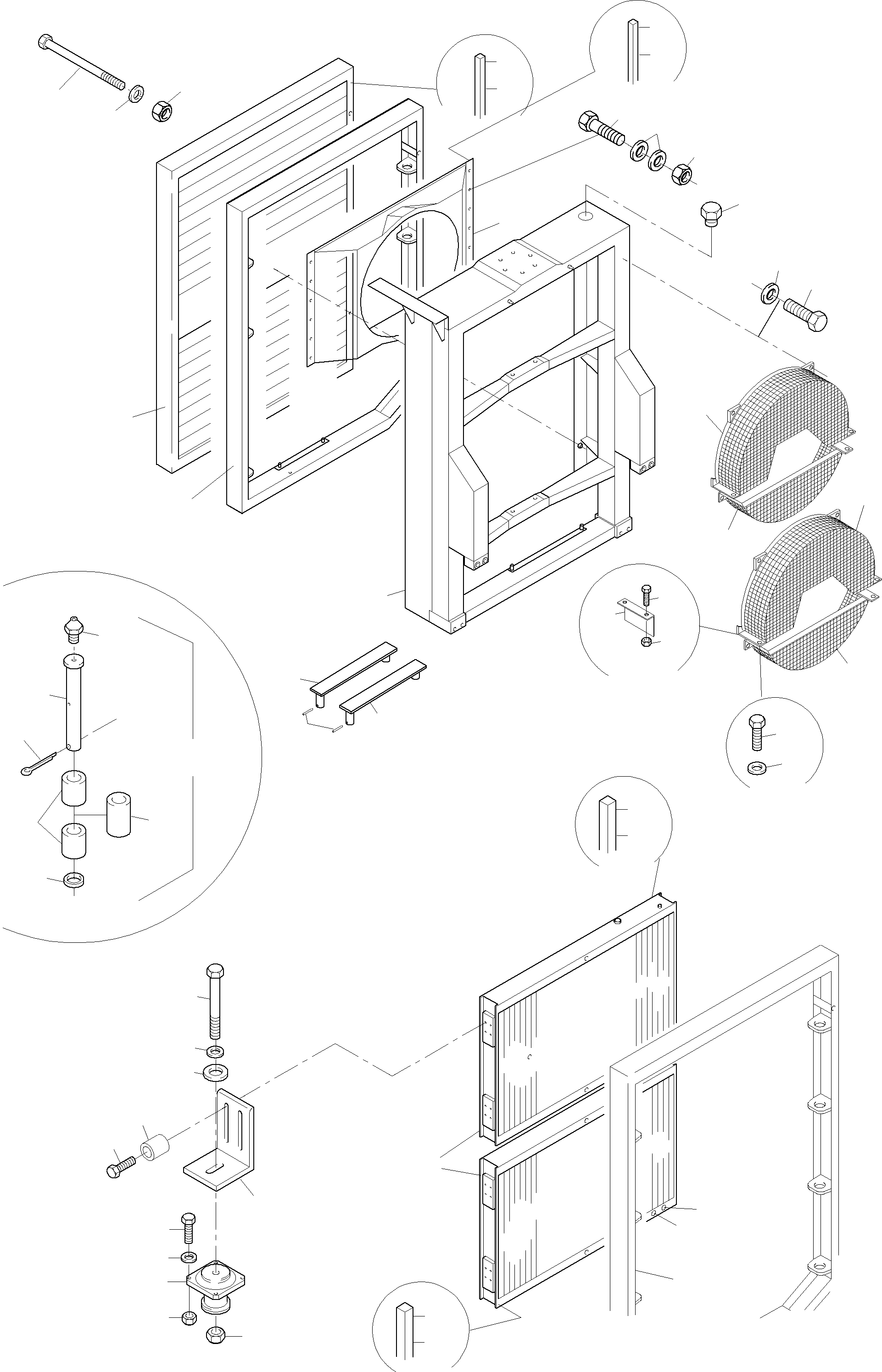 Komatsu parts book diagram for PC3000-6 S/N 06217: OIL COOLER SYSTEM