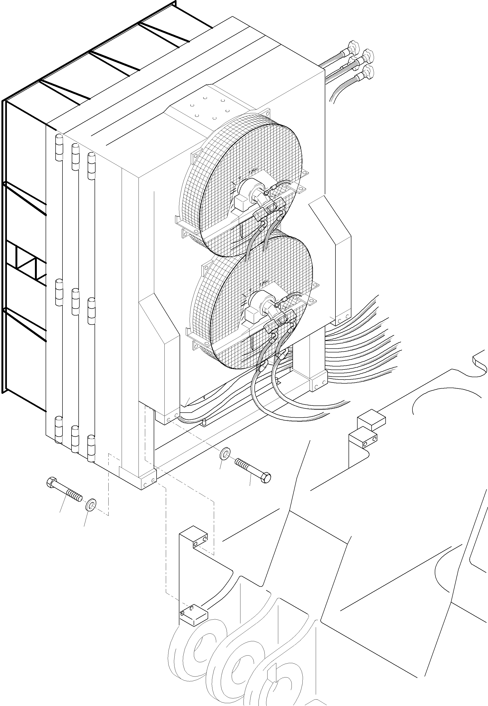 Excavators Mining Komatsu / PC3000-6 S/N 06222(g06222) / Oil Cooler System(485-1813-1 : 485-1813-1)