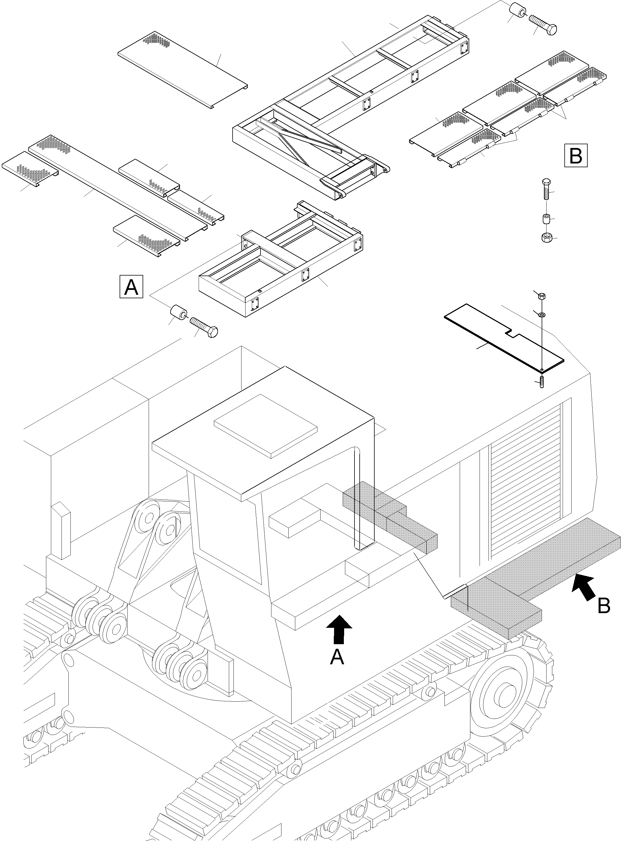 Excavators Mining Komatsu / PC3000-6 S/N 06229(g06229) / Platform(485-1052 : 485-1052)