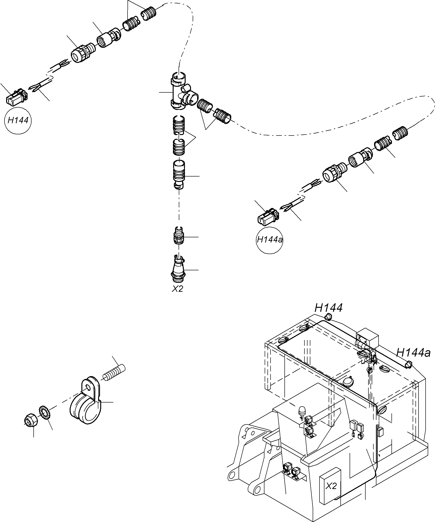 Excavators Mining Komatsu / PC3000-6 S/N  06230(g06230) / Lighting Equipment(485-2106c : 485-2106c)