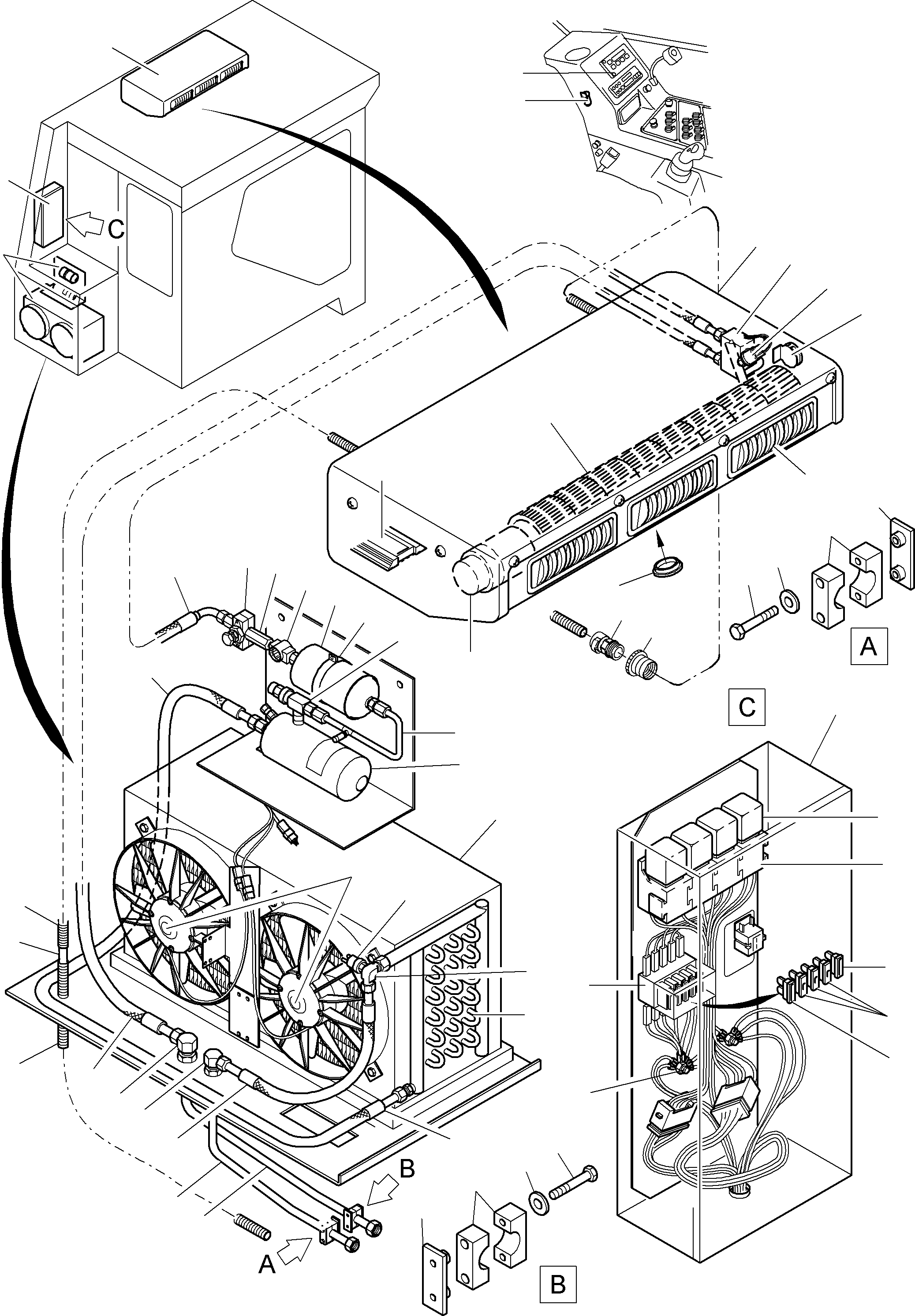 Excavators Mining Komatsu / PC3000-6 S/N  06230(g06230) / Air Conditioning Unit(991-0567a1 : 991-0567a1)