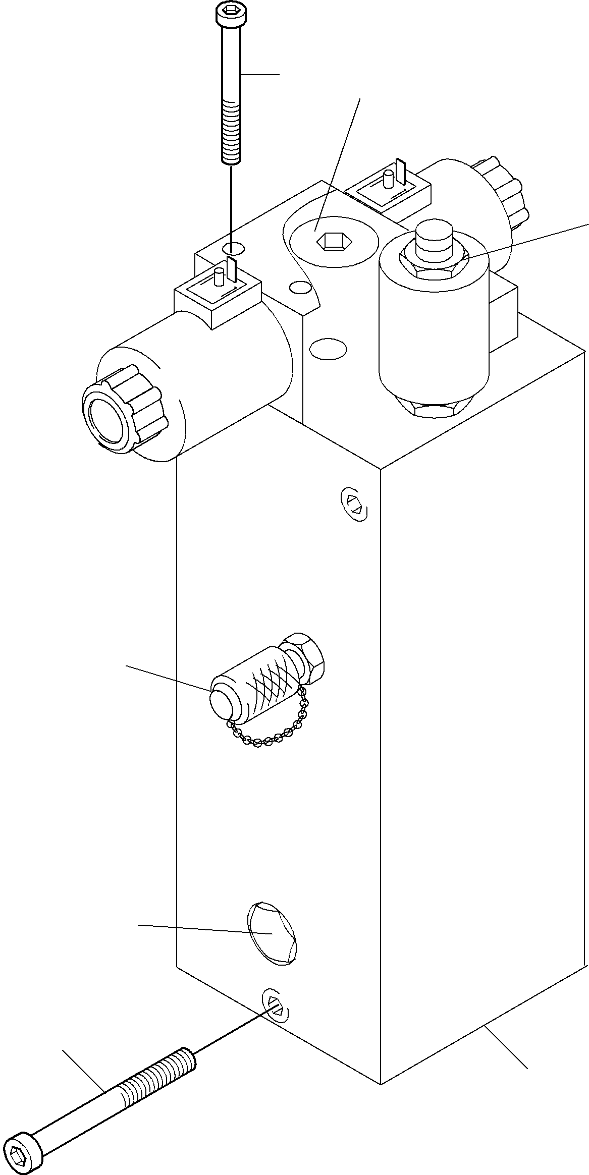 Komatsu parts book diagram for PC3000-6 S/N 06232: VALVE - REFUELING 45 BAR